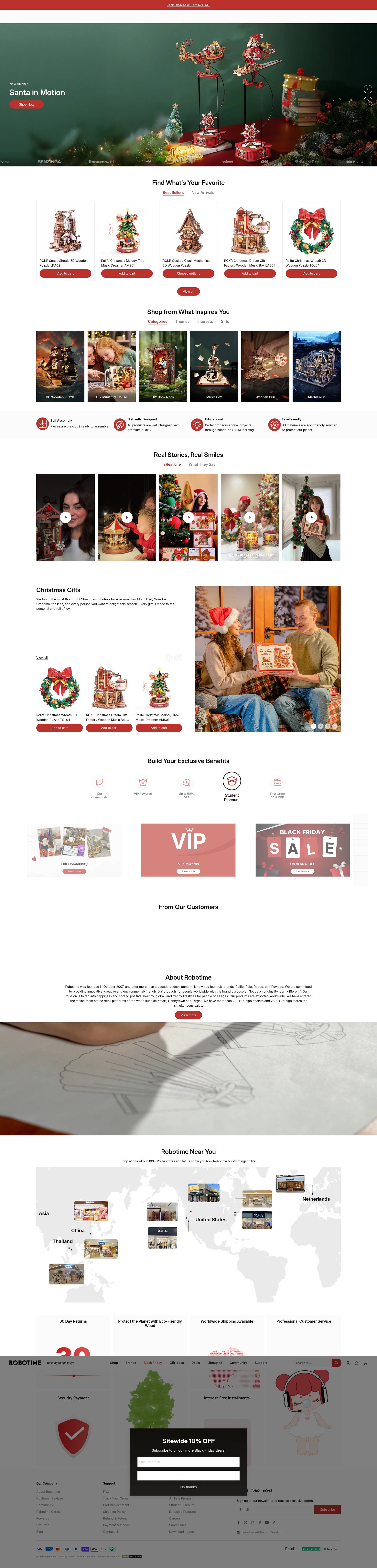 Screenshot of www.robotimeonline.com