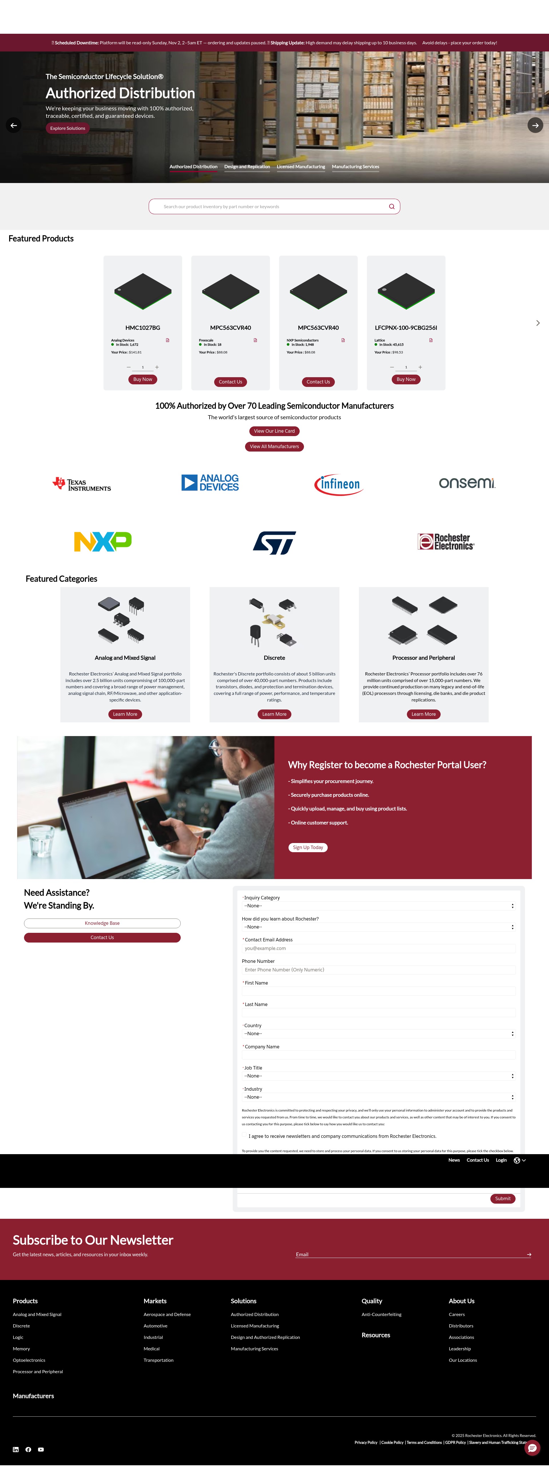 Screenshot of www.rocelec.com