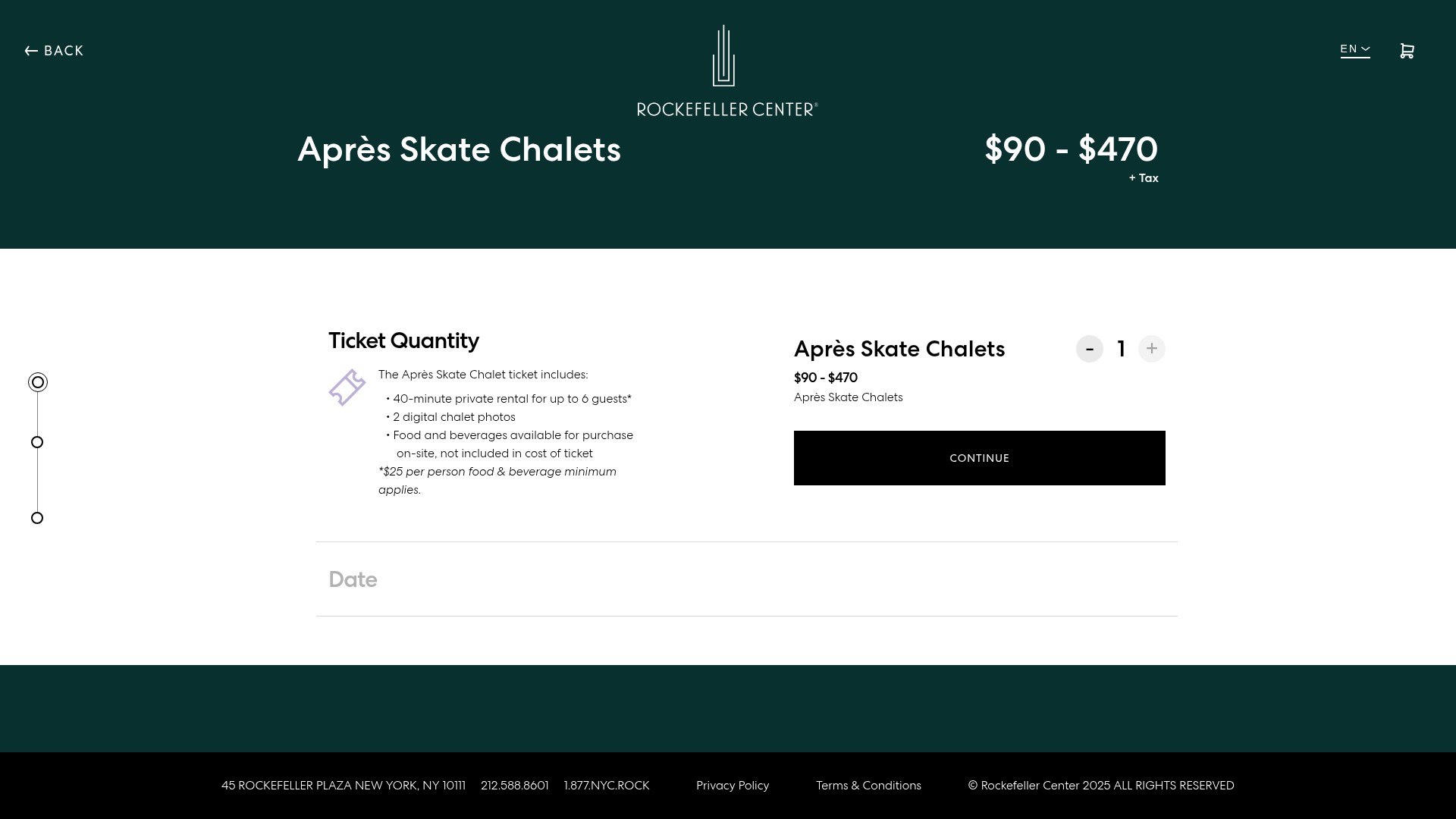 Screenshot of www.rockefellercenter.com