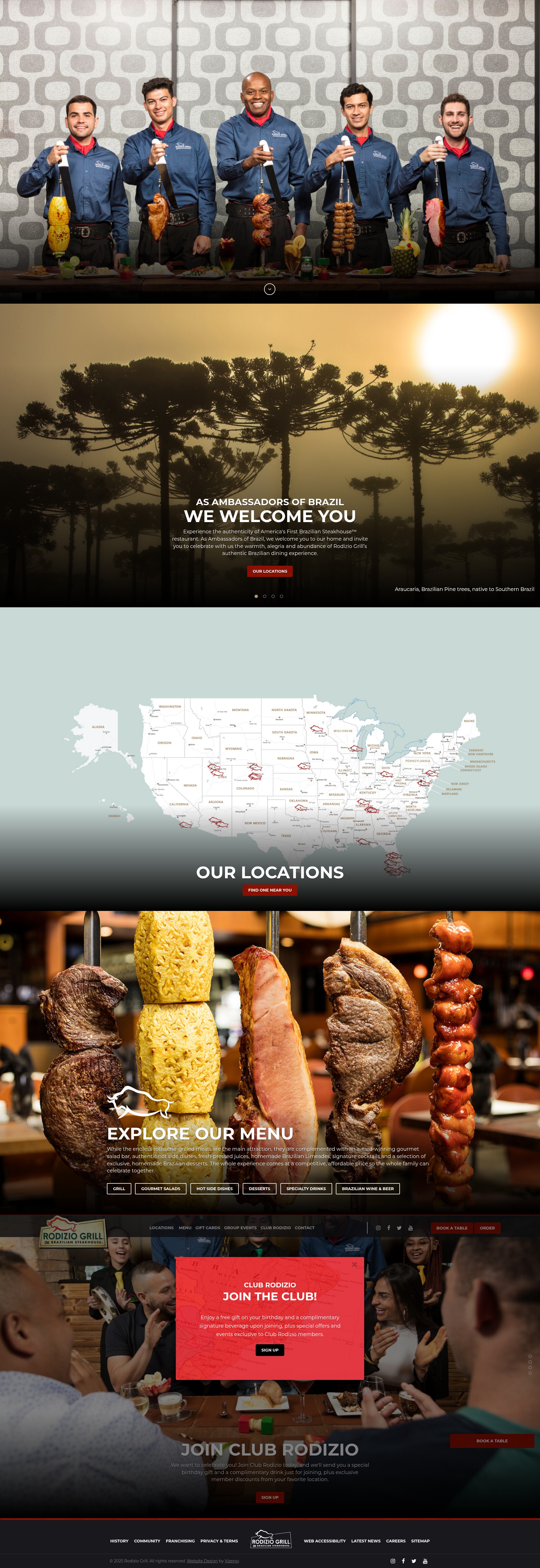 Screenshot of www.rodiziogrill.com