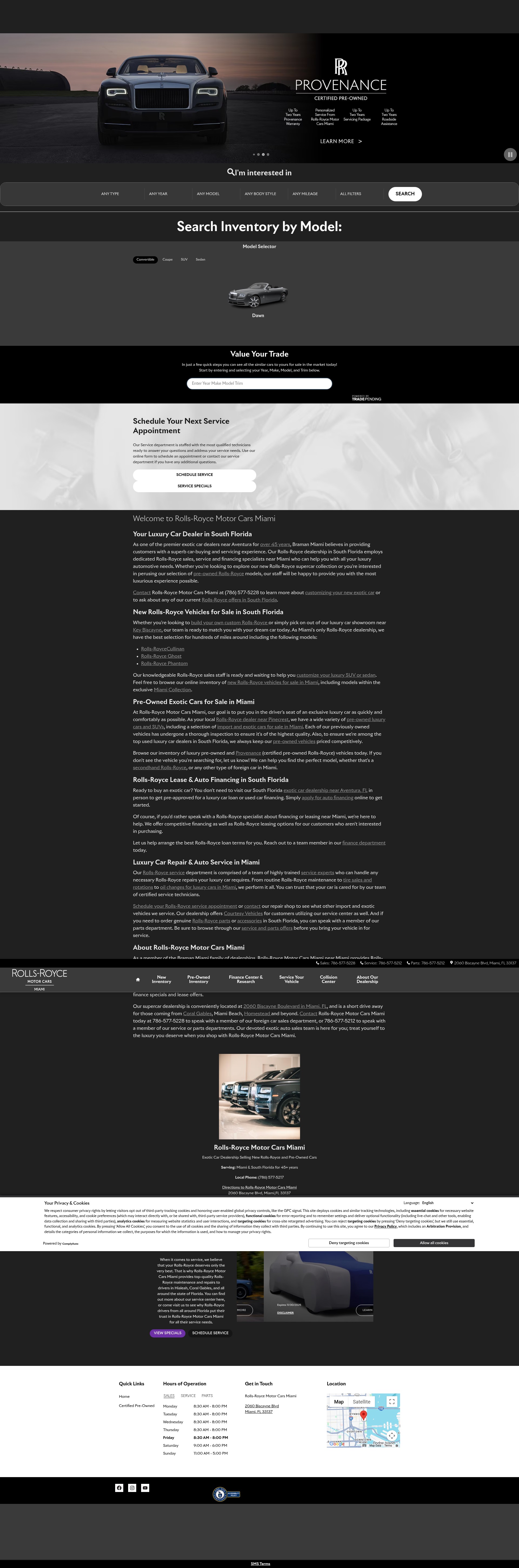 Screenshot of www.rollsroycebraman.com