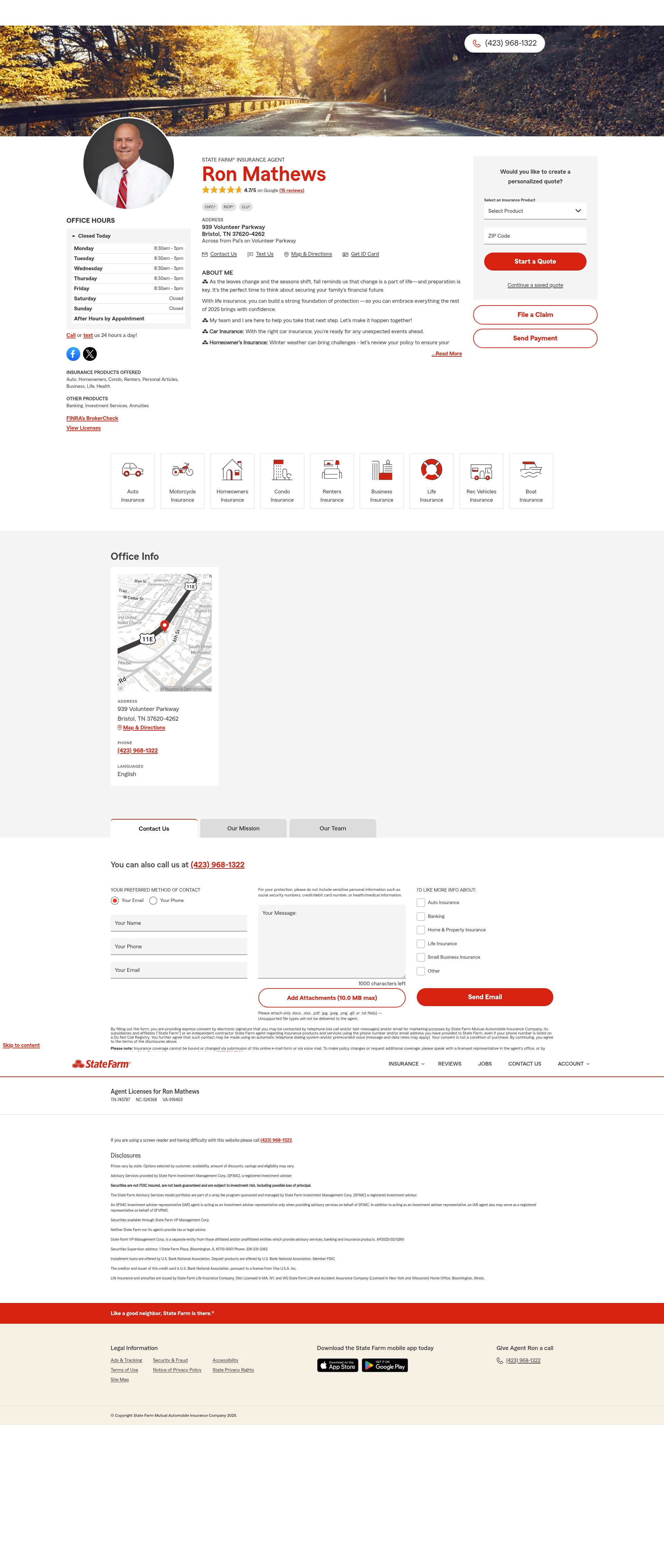 Screenshot of www.roninsuresbristol.com