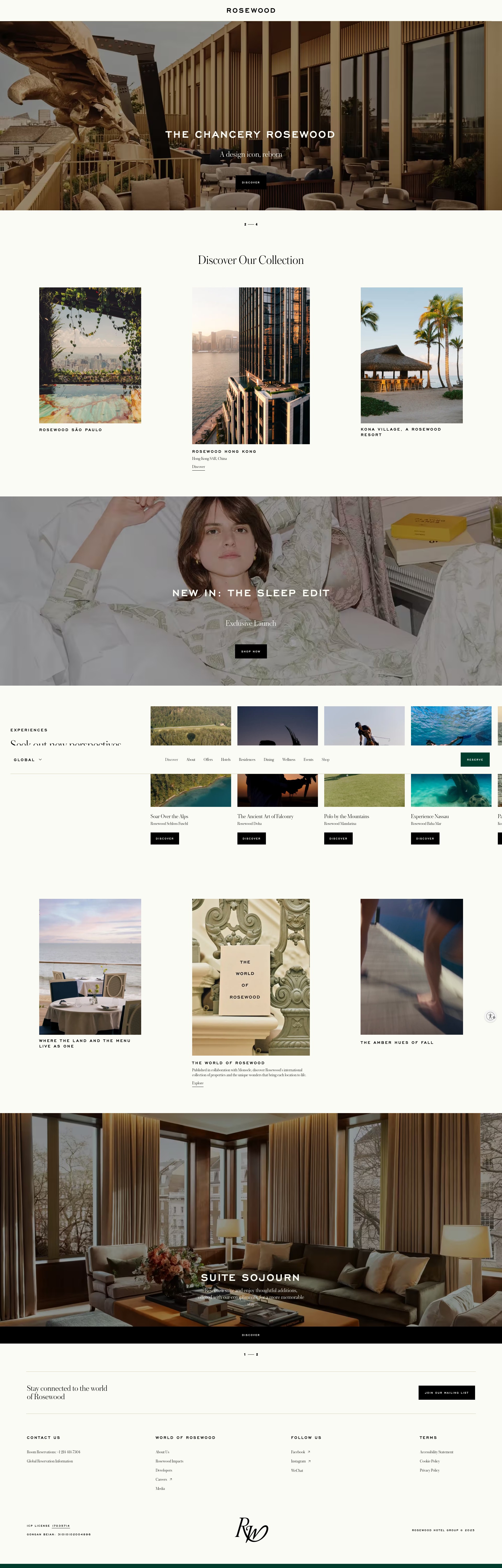 Screenshot of www.rosewoodhotels.com