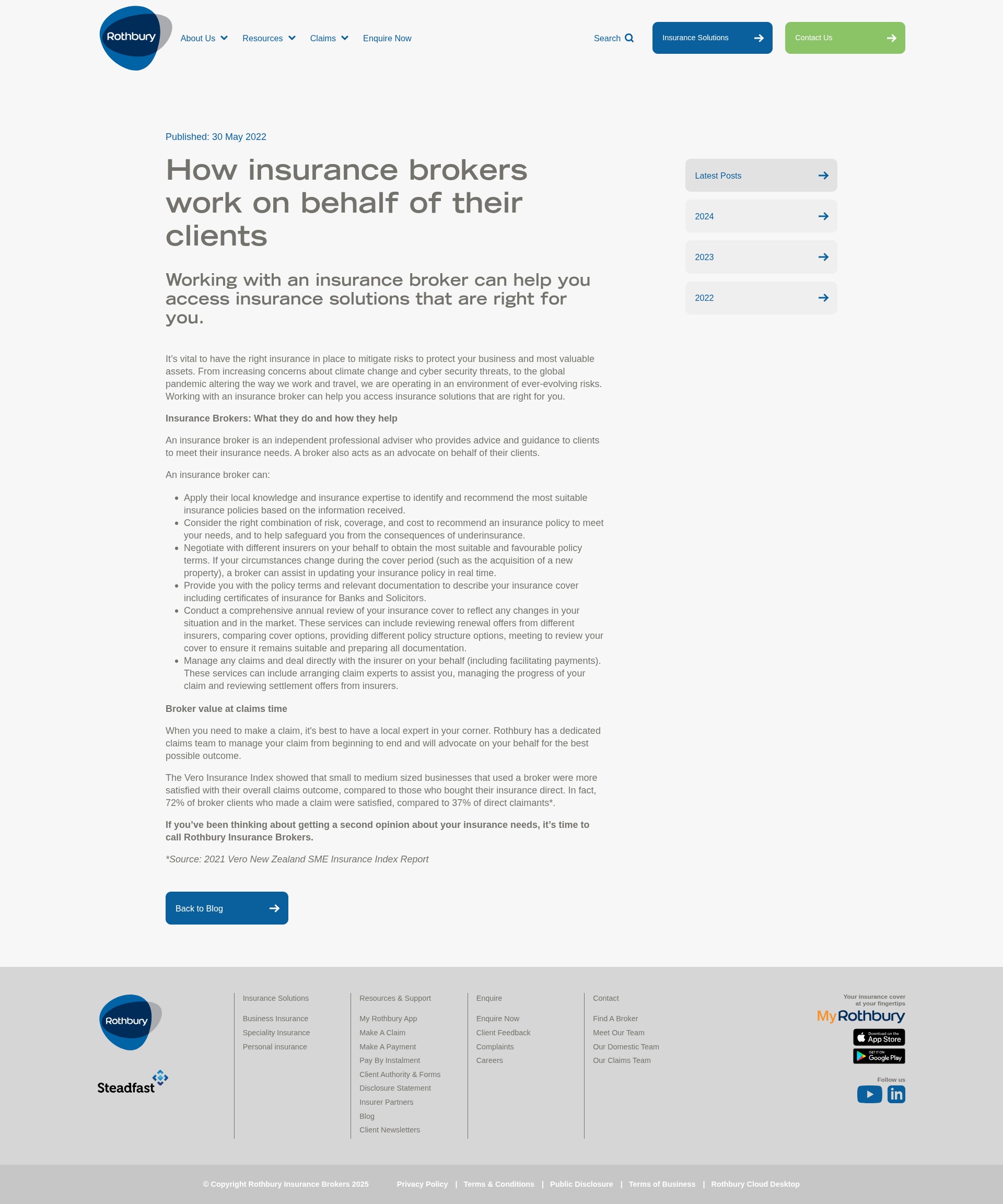 Screenshot of www.rothbury.co.nz