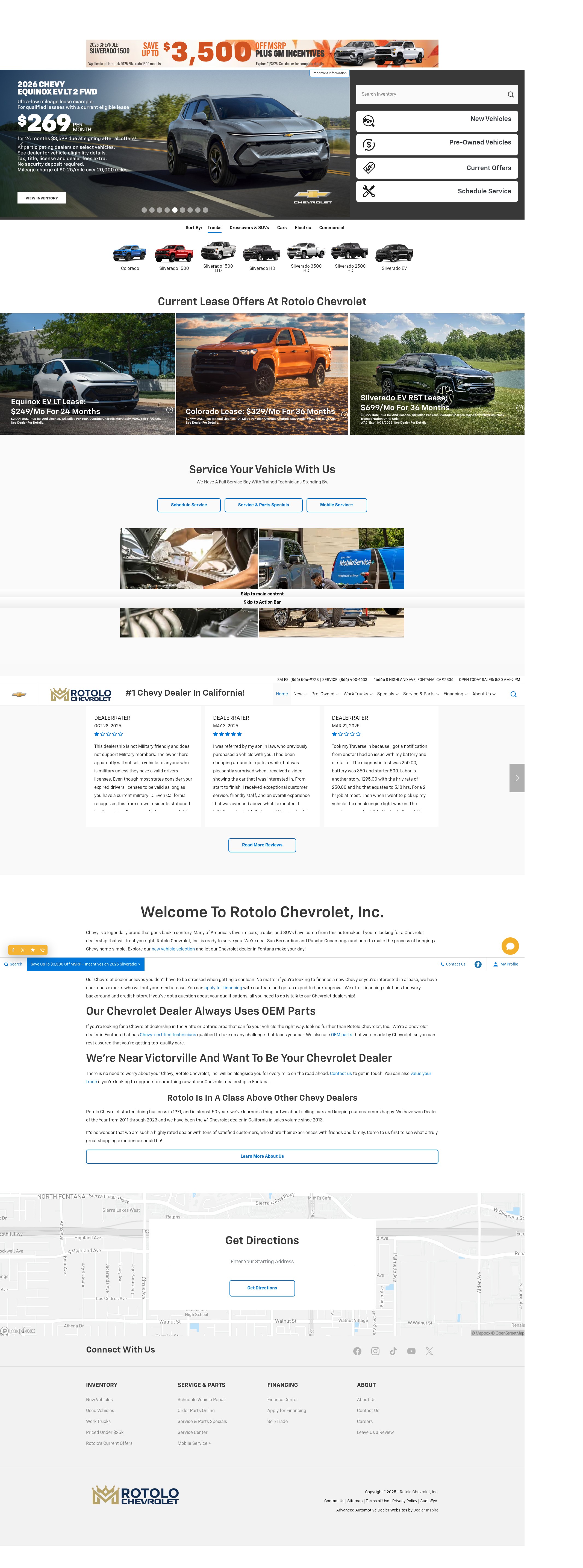 Screenshot of www.rotolochevy.com