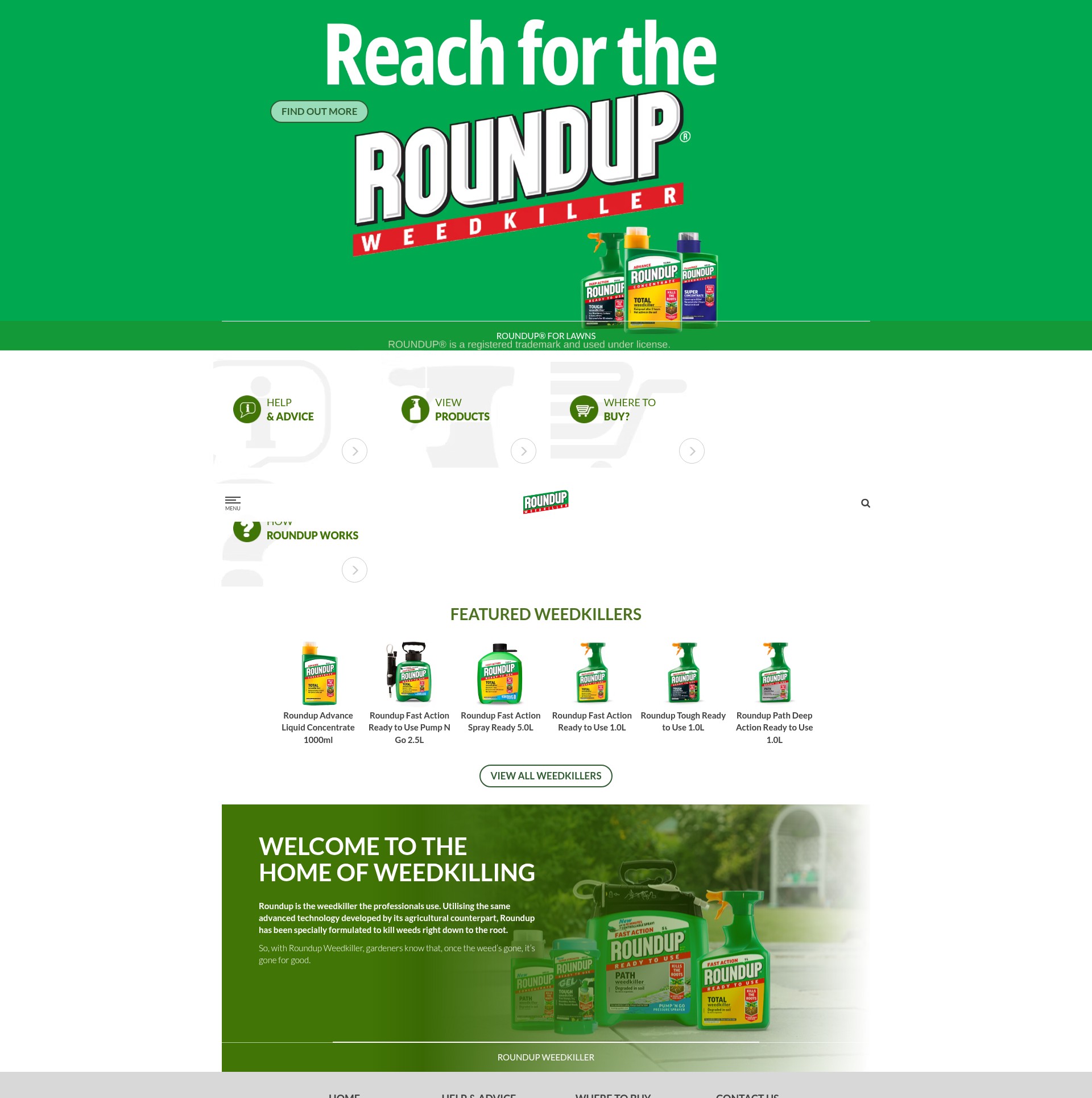 Screenshot of www.roundup-garden.co.nz