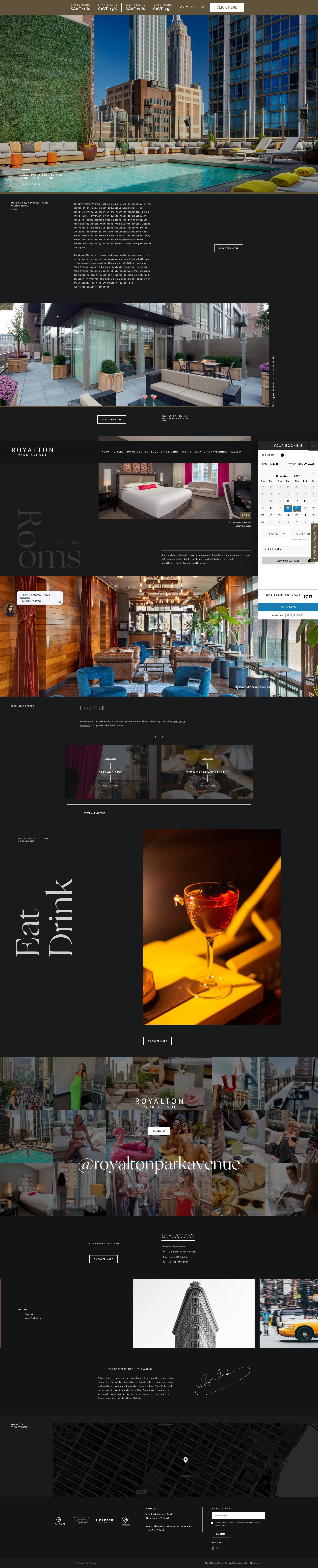 Screenshot of www.royaltonparkavenue.com