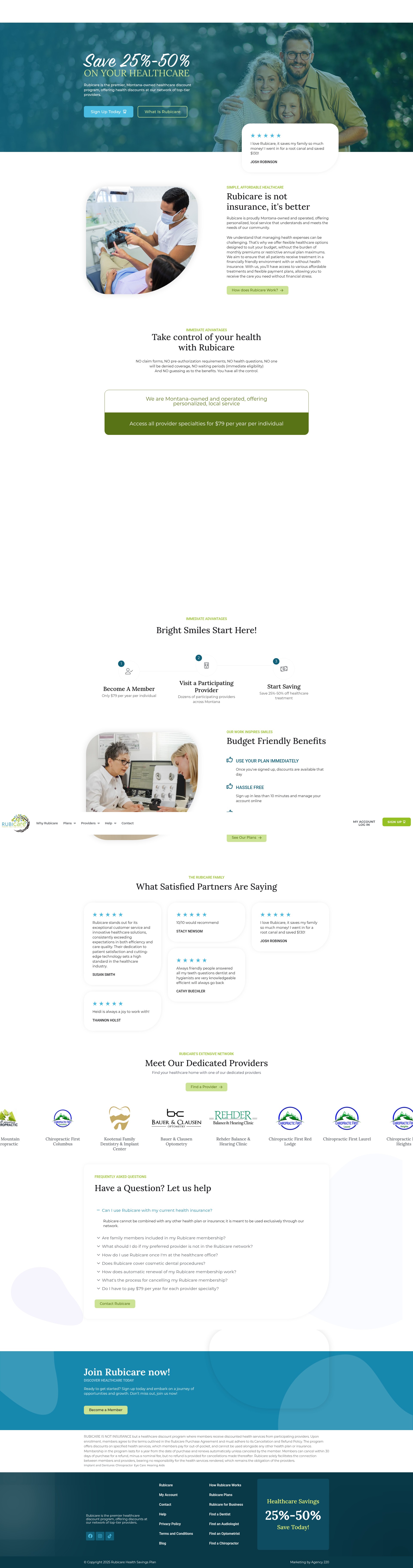 Screenshot of www.rubicare.com