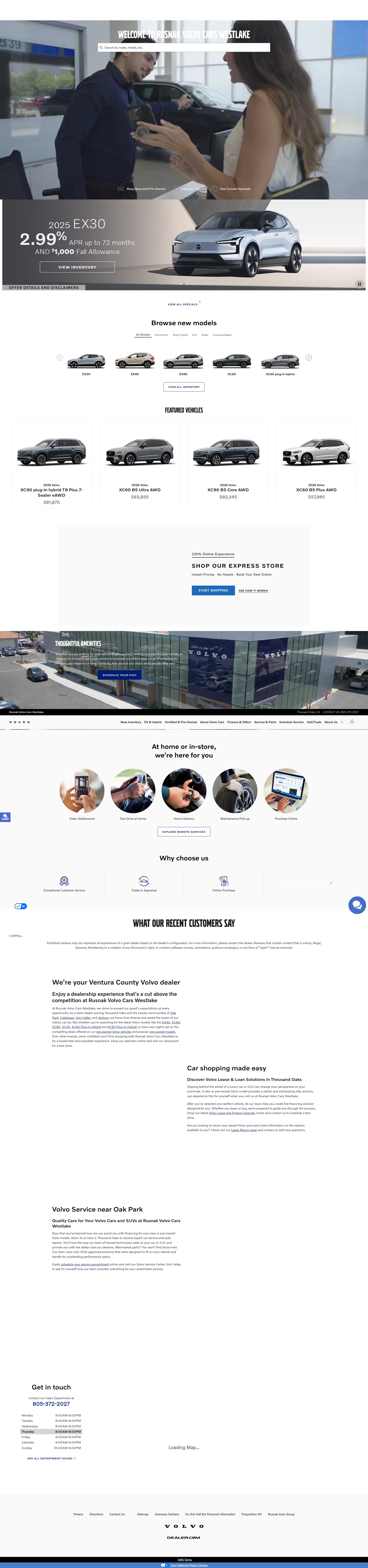 Screenshot of www.rusnakvolvocarswestlake.com