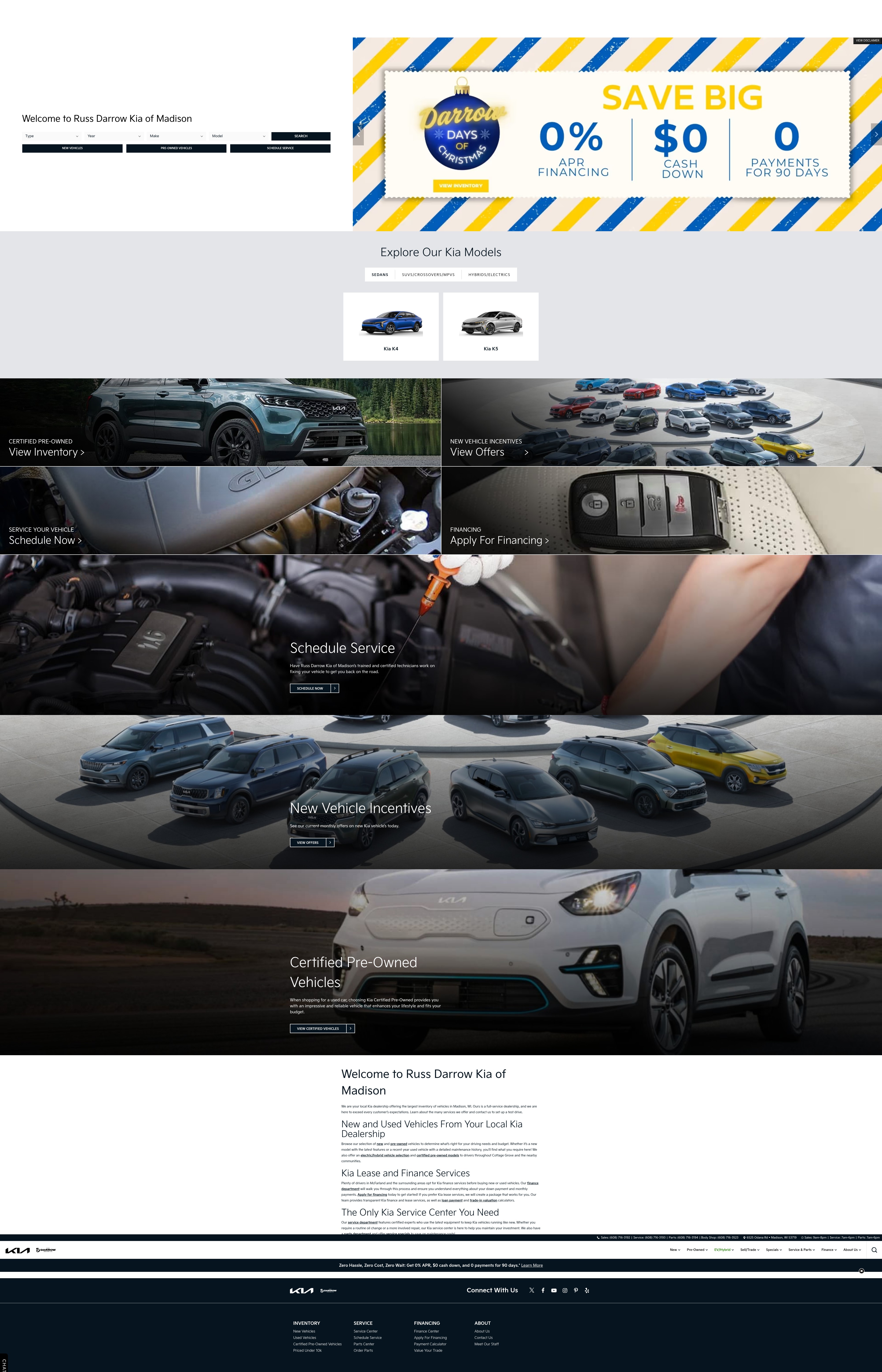 Screenshot of www.russdarrowmadison.com