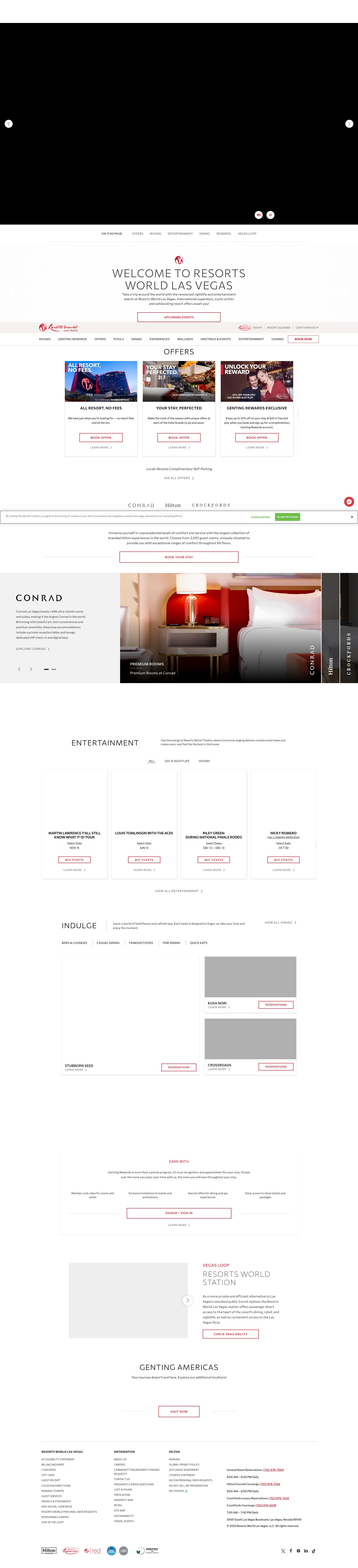 Screenshot of www.rwlasvegas.com