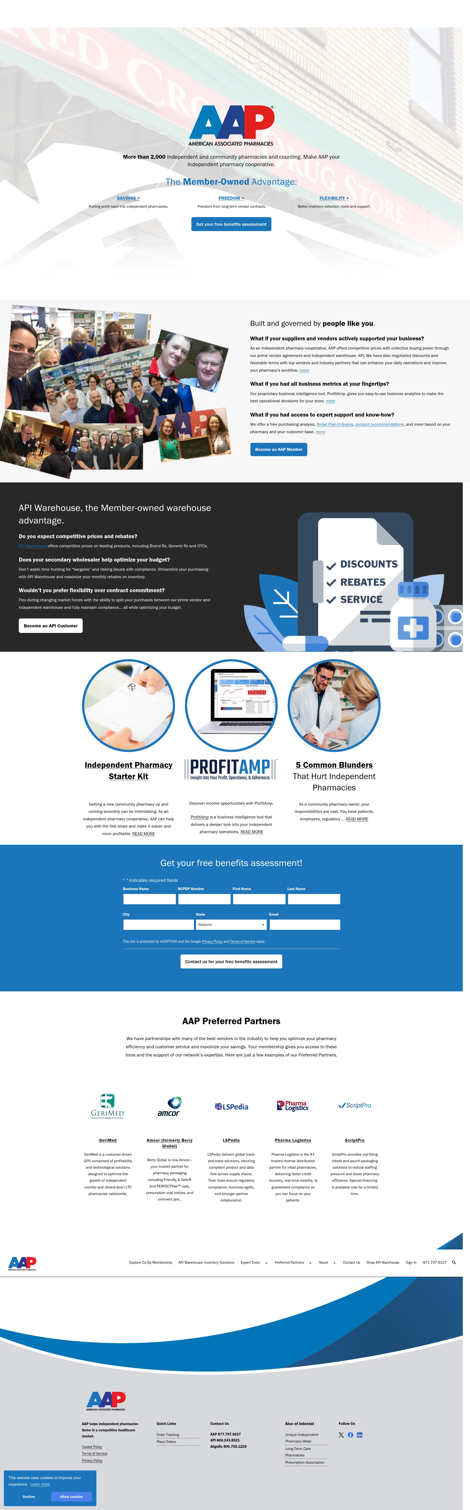 Screenshot of www.rxaap.com