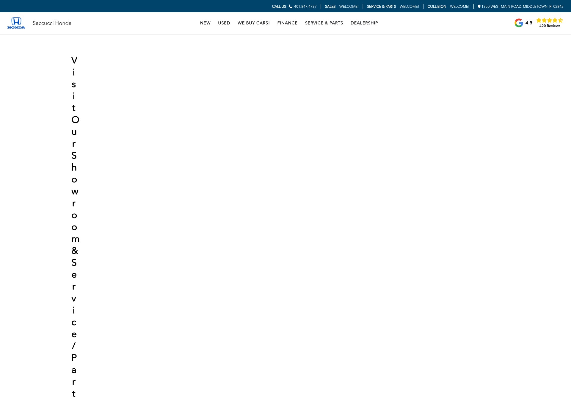 Screenshot of www.saccuccihonda.com