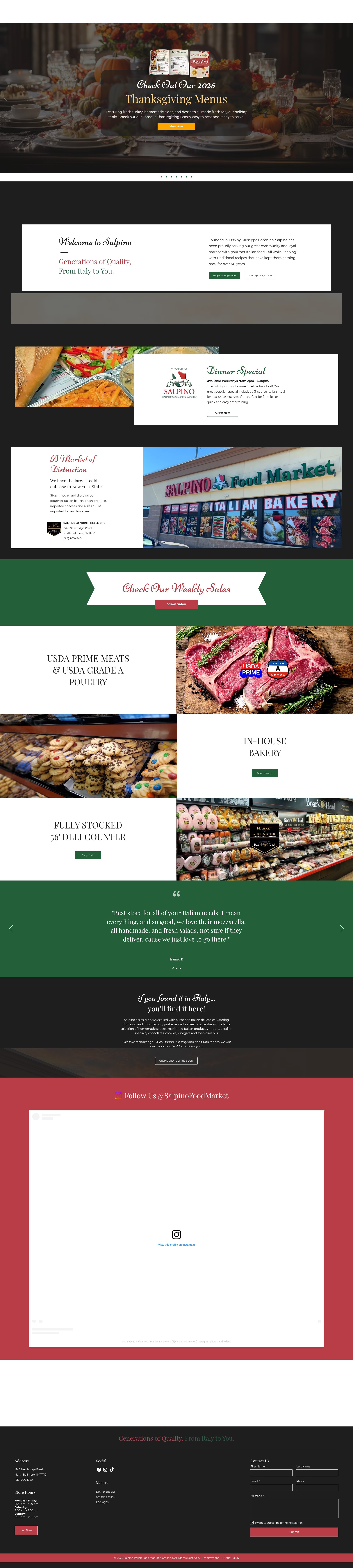 Screenshot of www.salpino.com