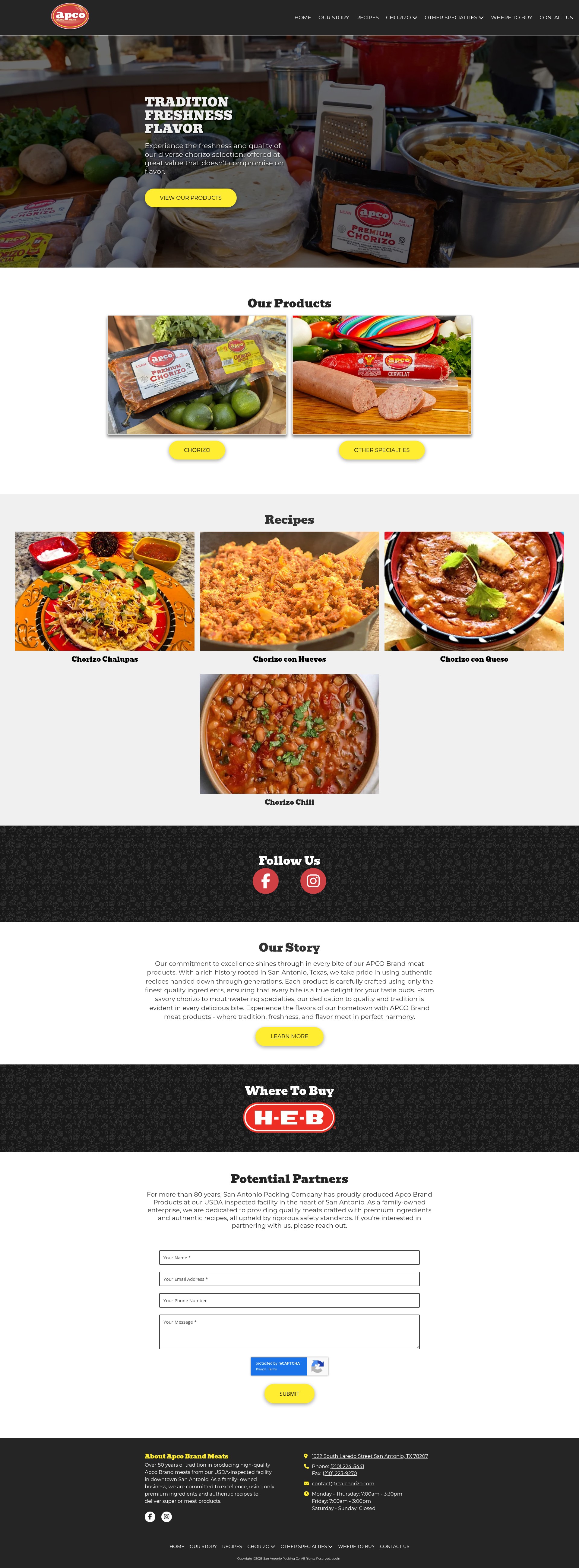 Screenshot of www.sanantoniopacking.com
