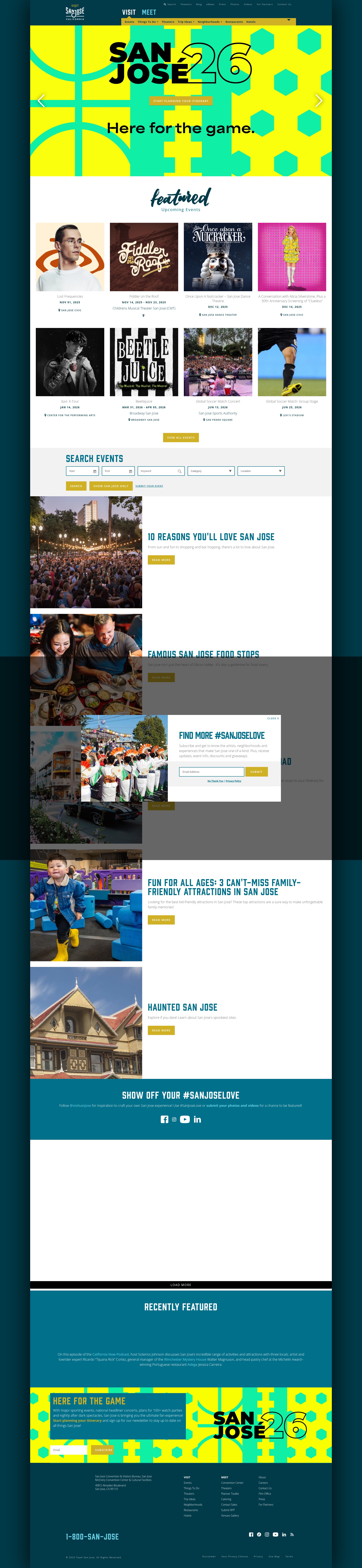 Screenshot of www.sanjose.org