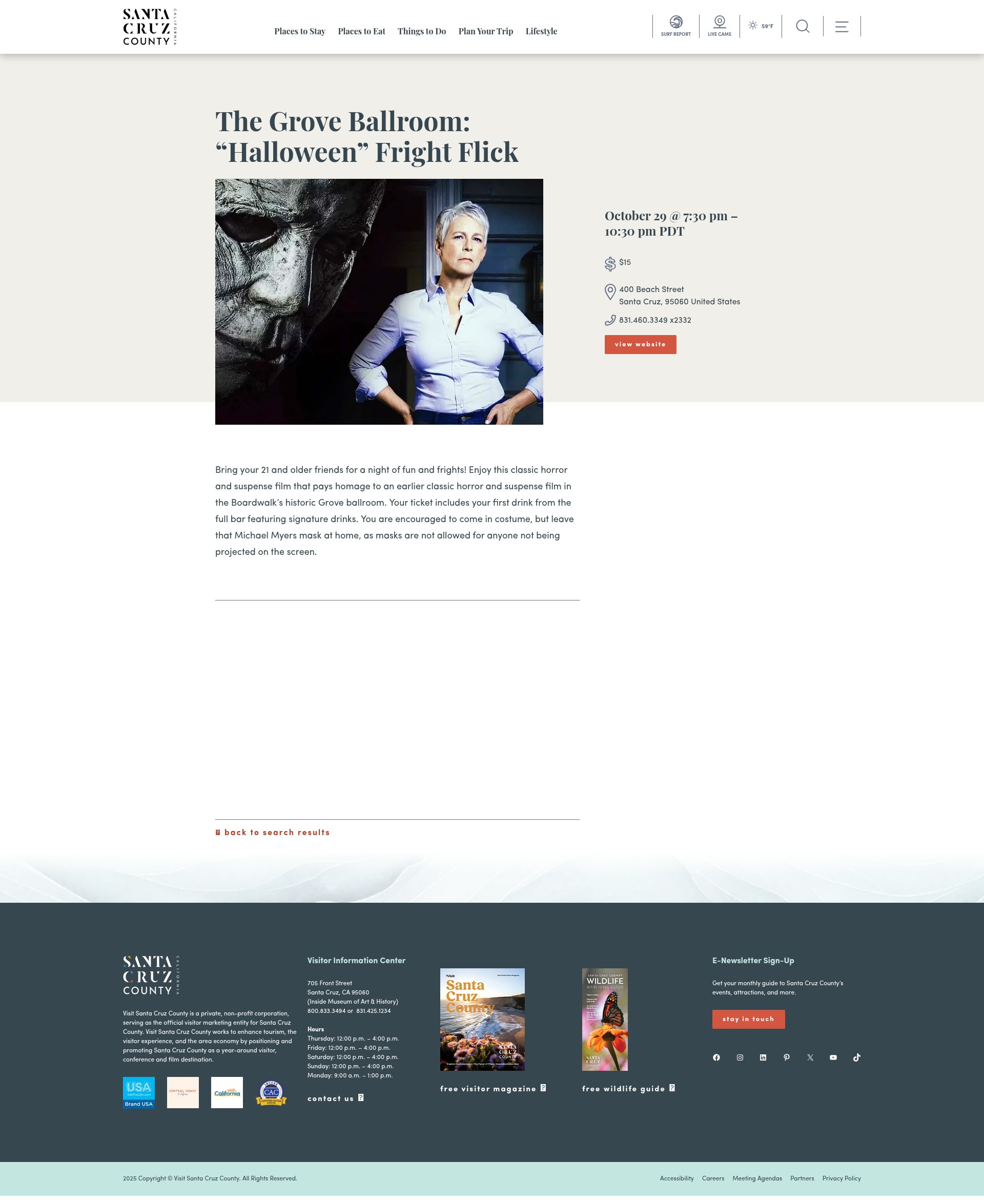 Screenshot of www.santacruz.org