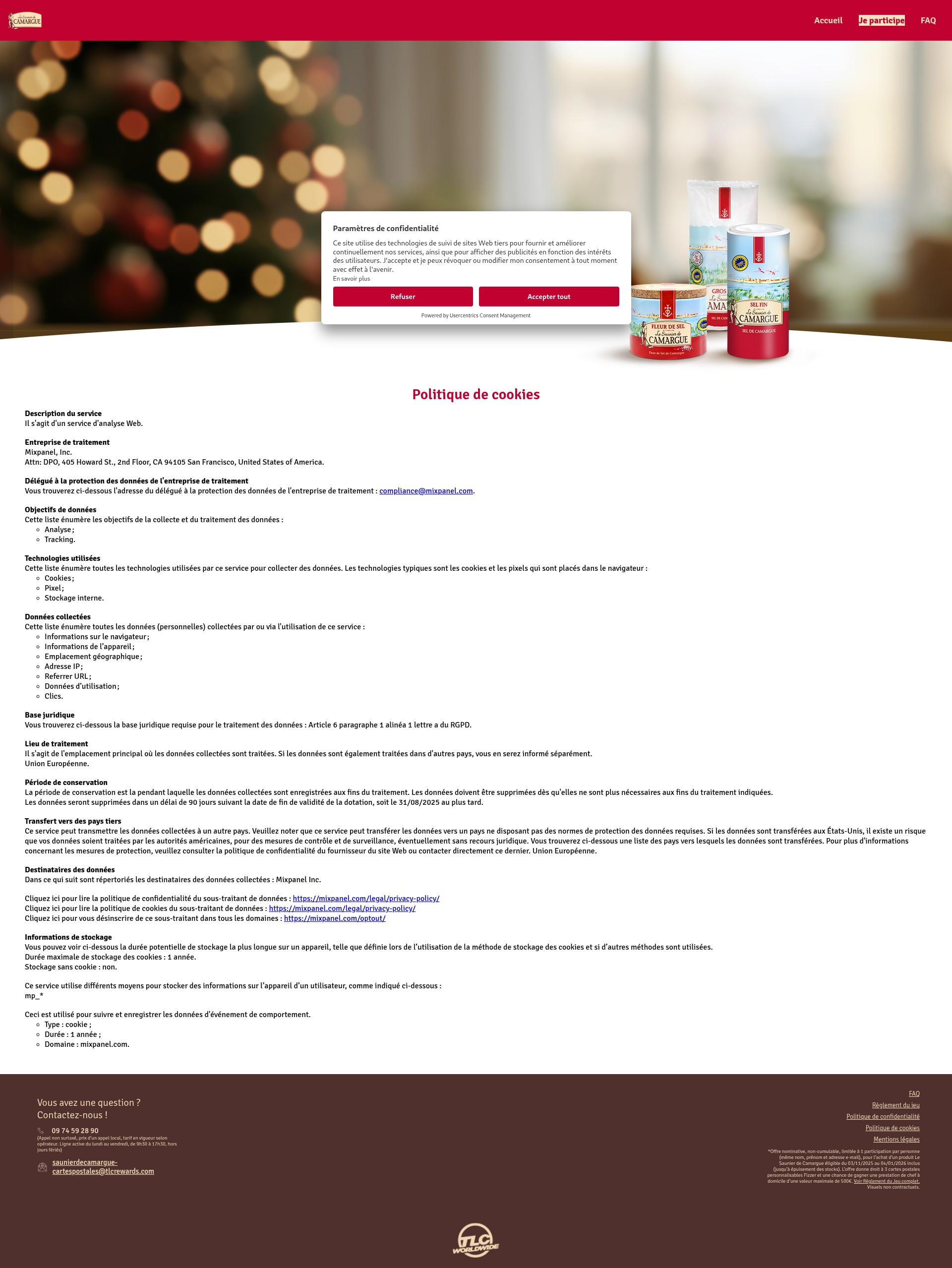 Screenshot of www.saunierdecamargue-cartespostales.fr