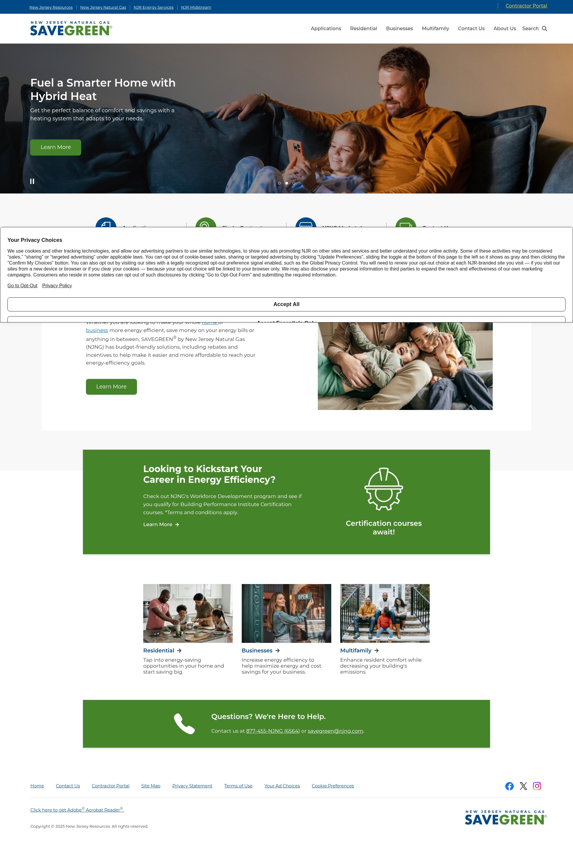 Screenshot of www.savegreen.com