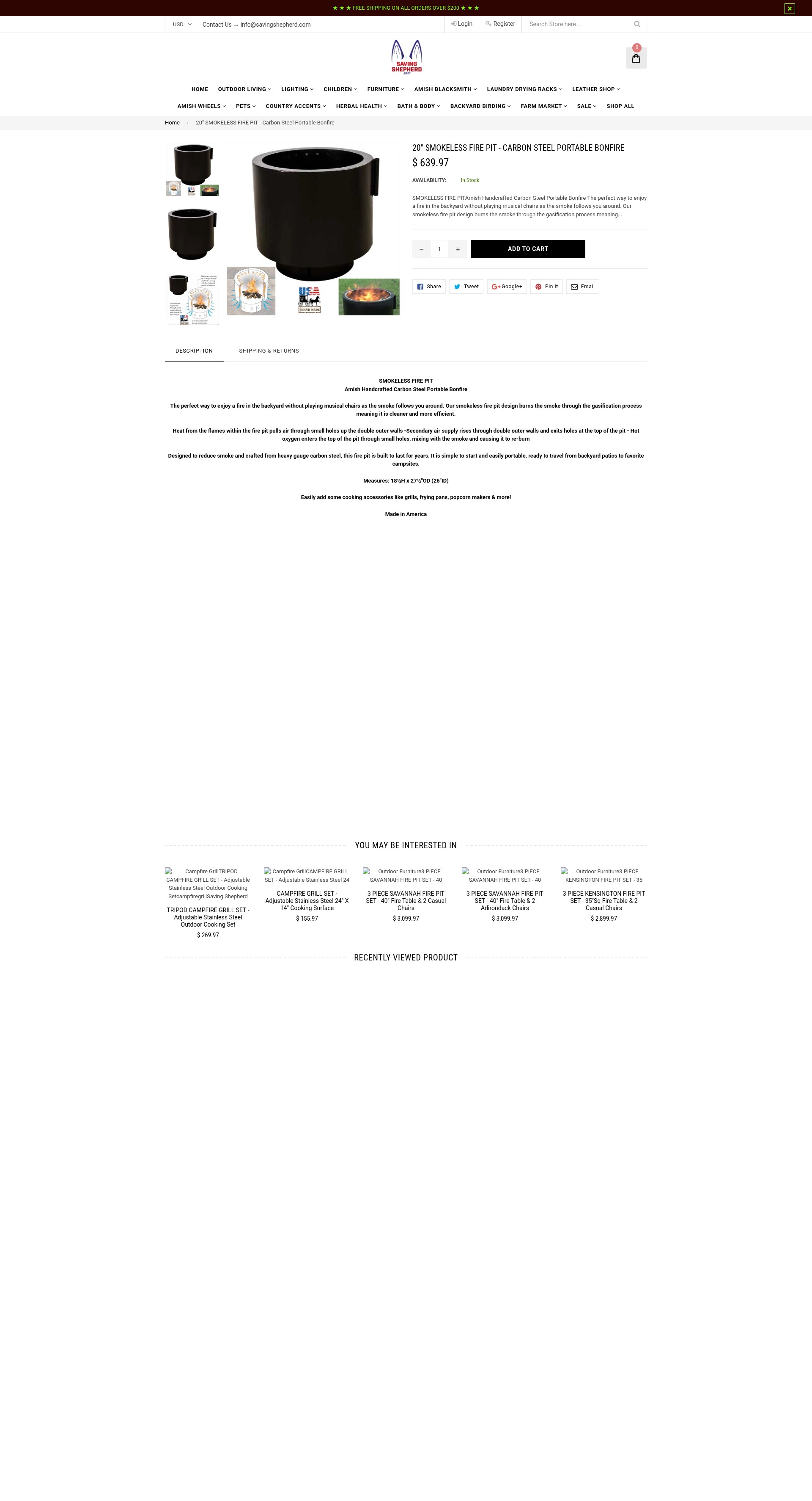 Screenshot of www.savingshepherd.com