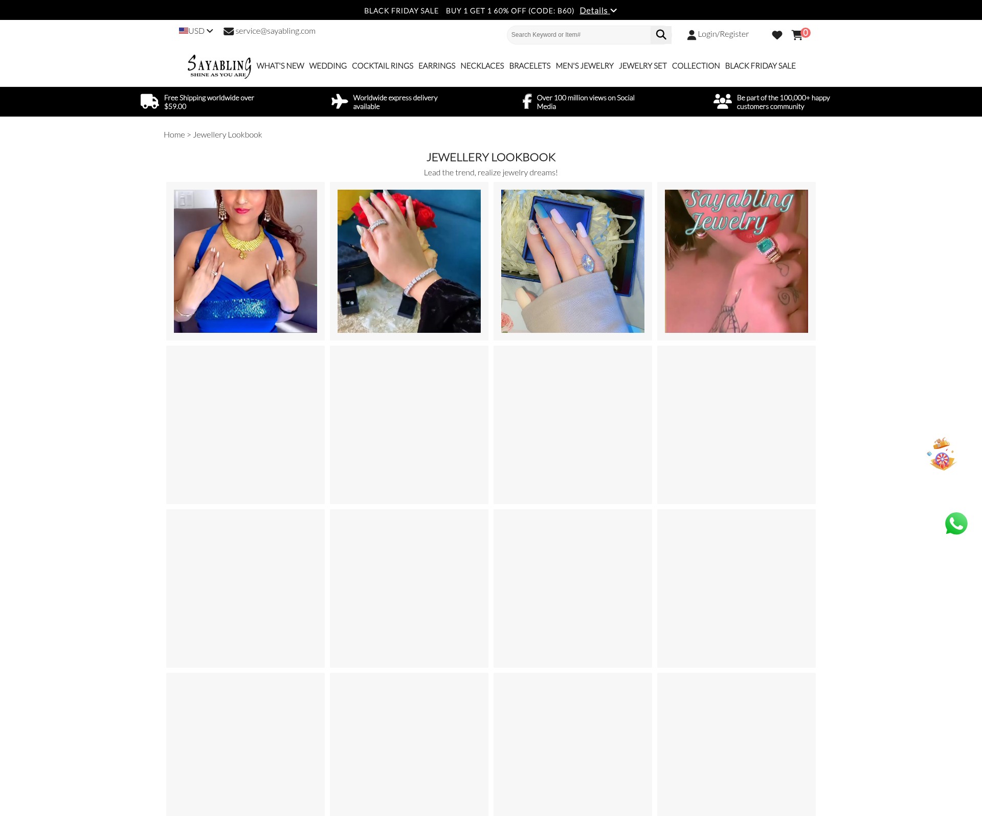 Screenshot of www.sayabling.com