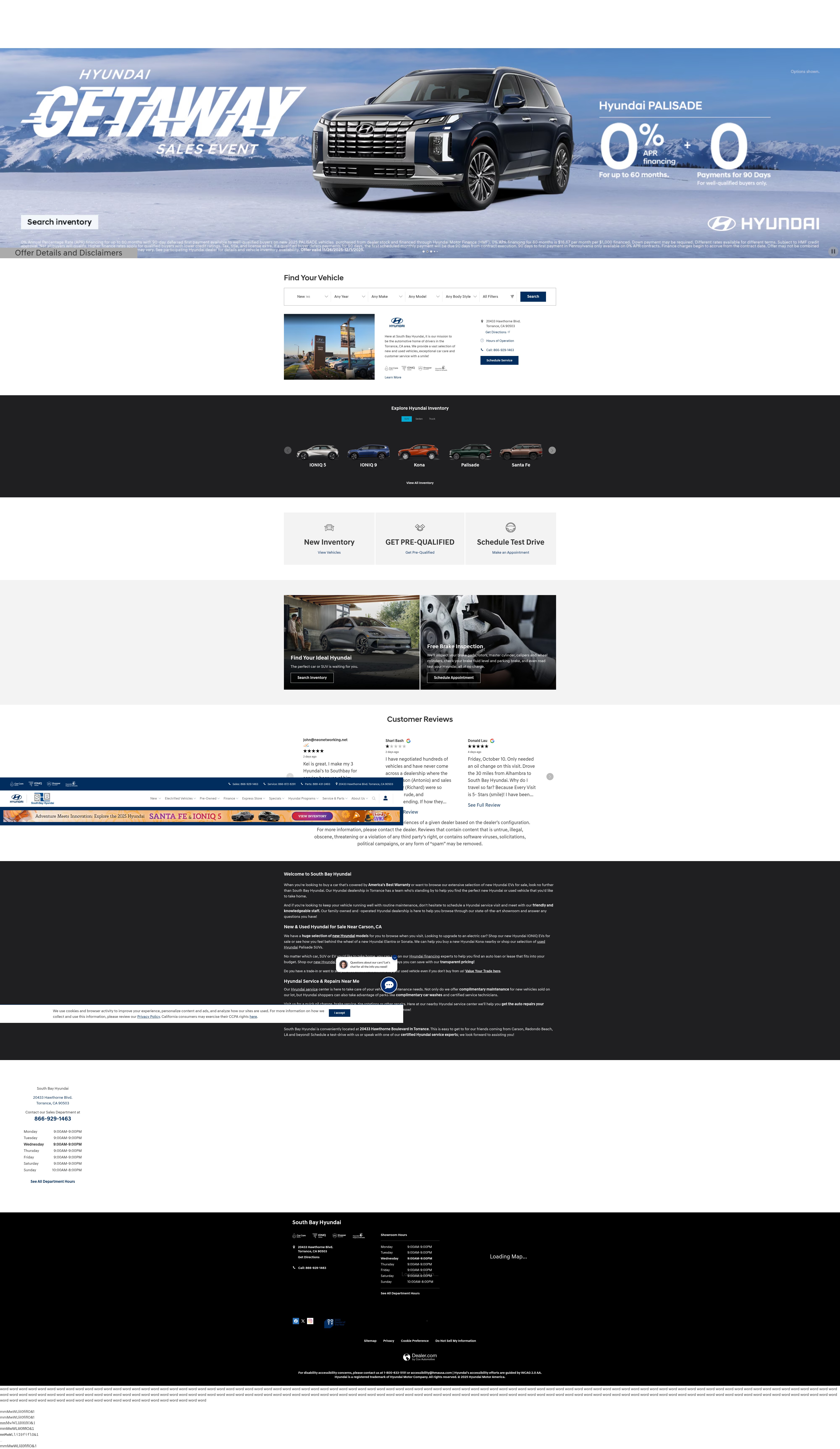 Screenshot of www.sbhyundai.com