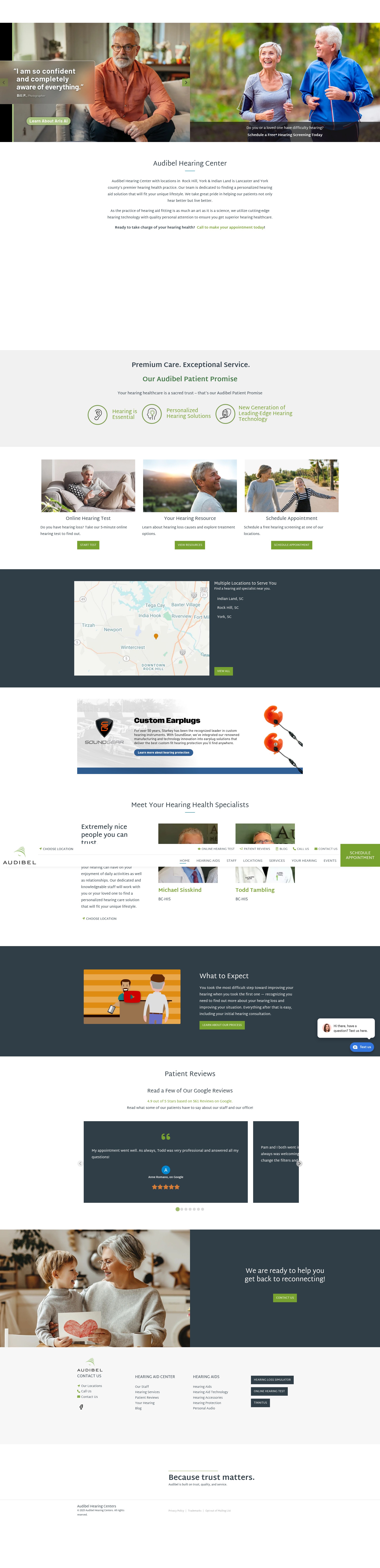Screenshot of www.schearingcare.com