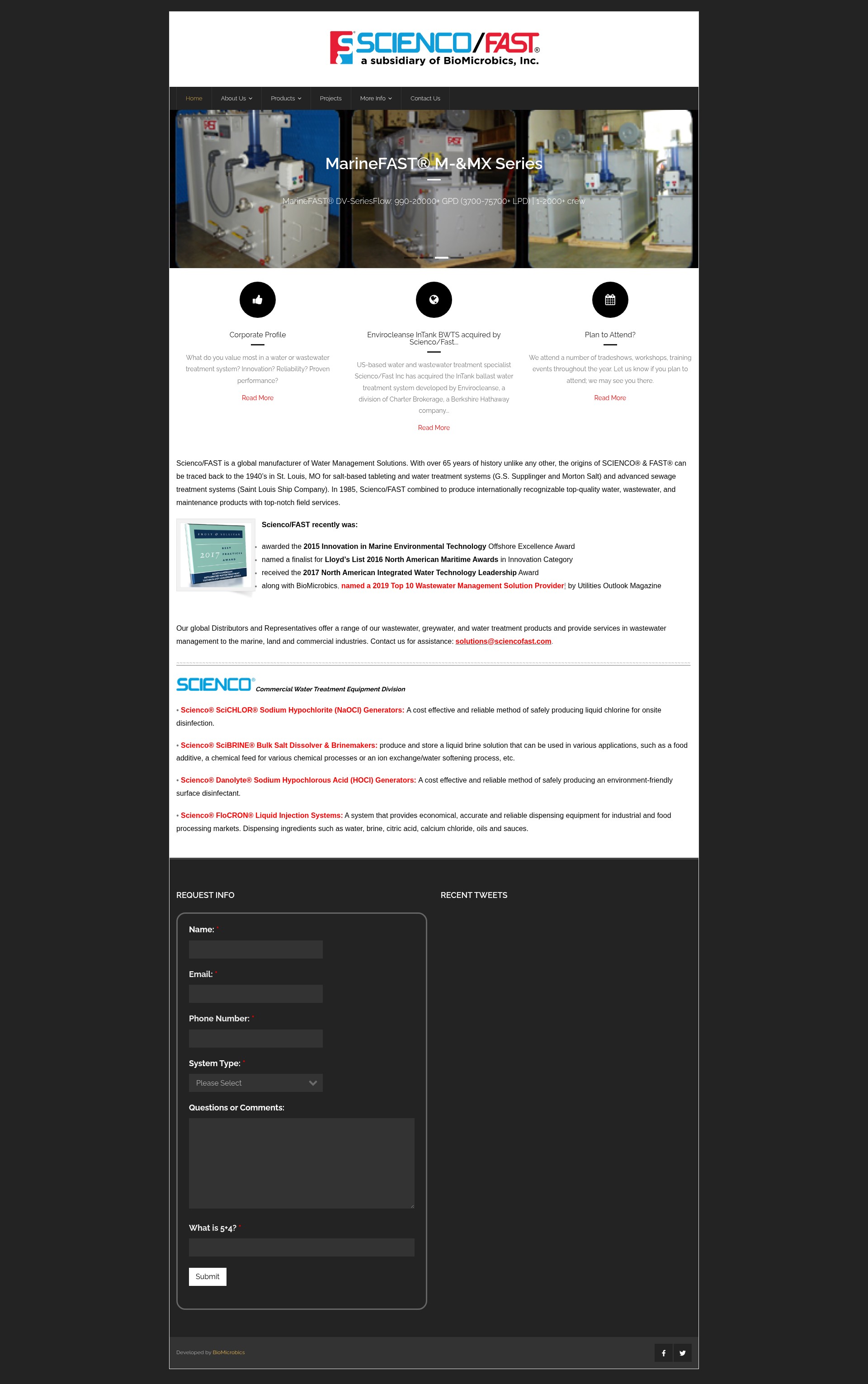 Screenshot of www.sciencofast.com