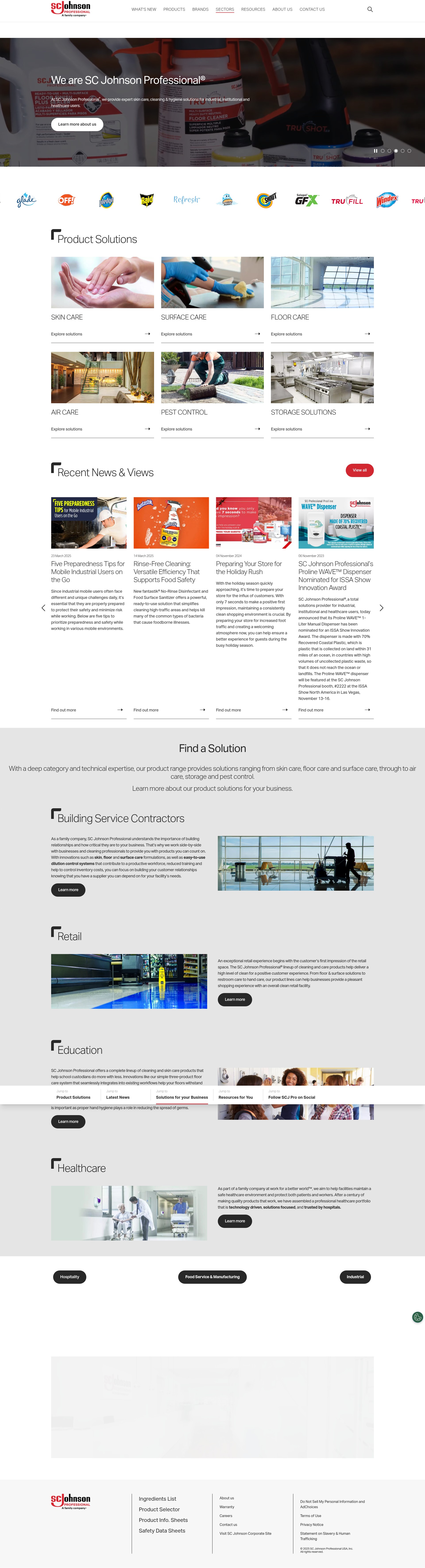 Screenshot of www.scjp.com
