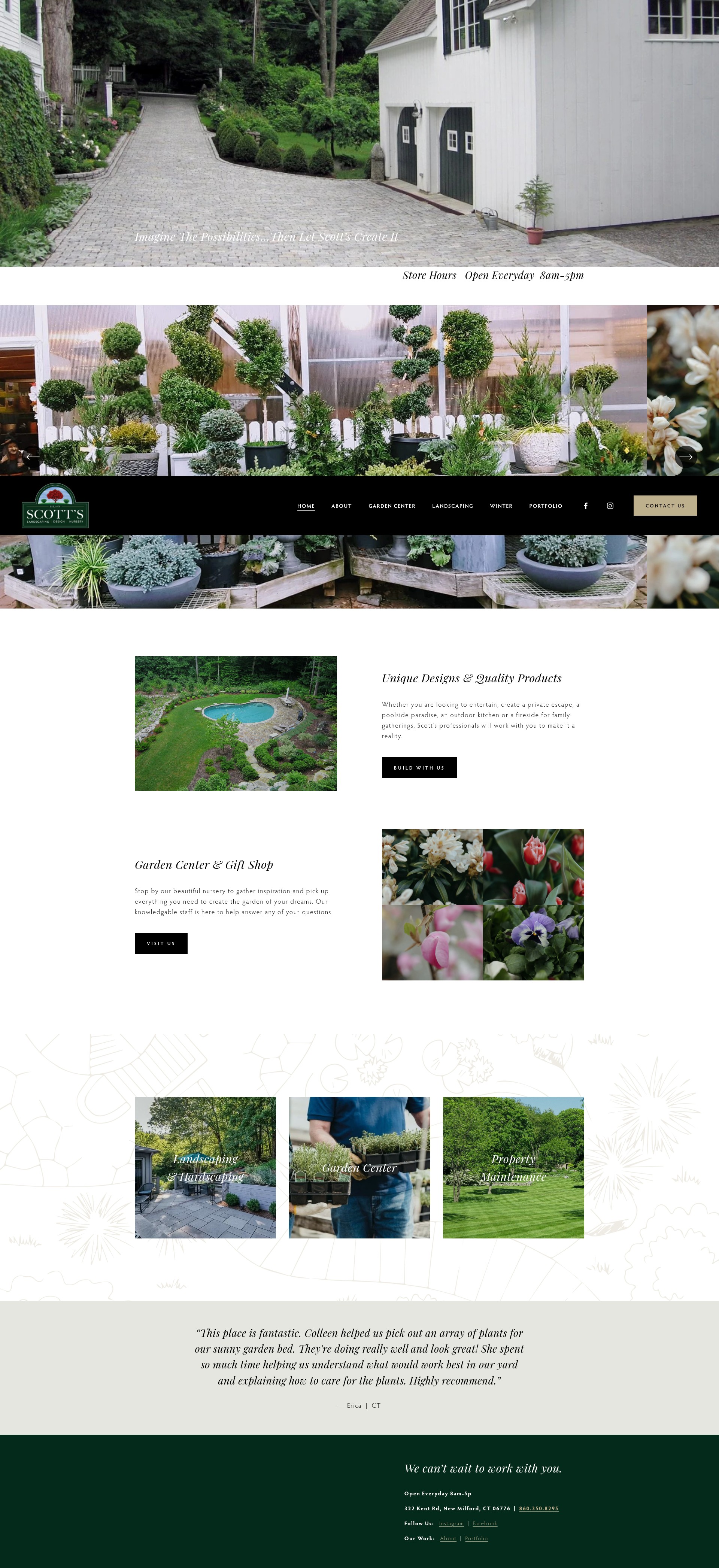 Screenshot of www.scottsnurseryandlandscaping.com
