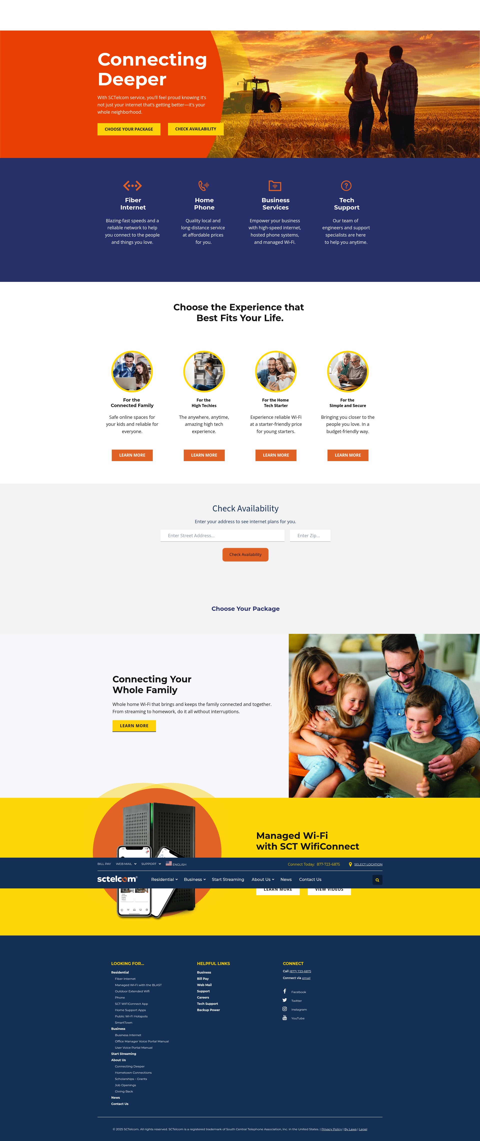Screenshot of www.sctelcom.net