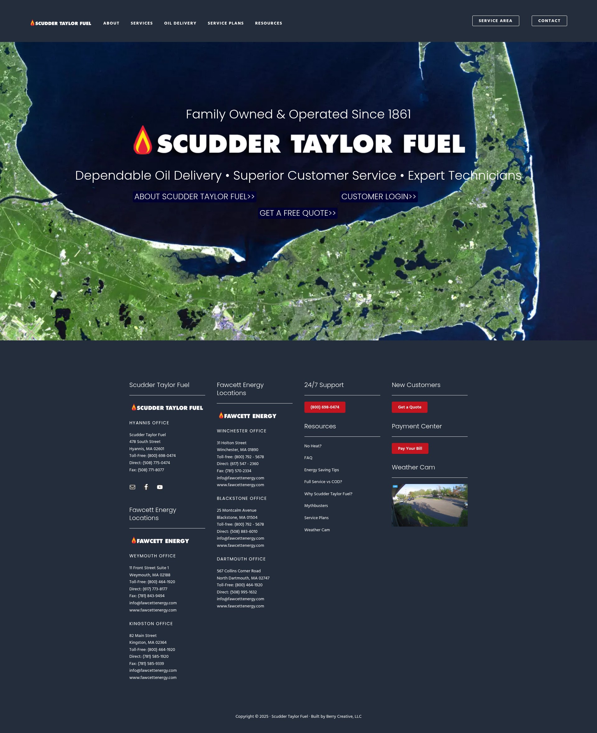 Screenshot of www.scuddertaylorfuel.com