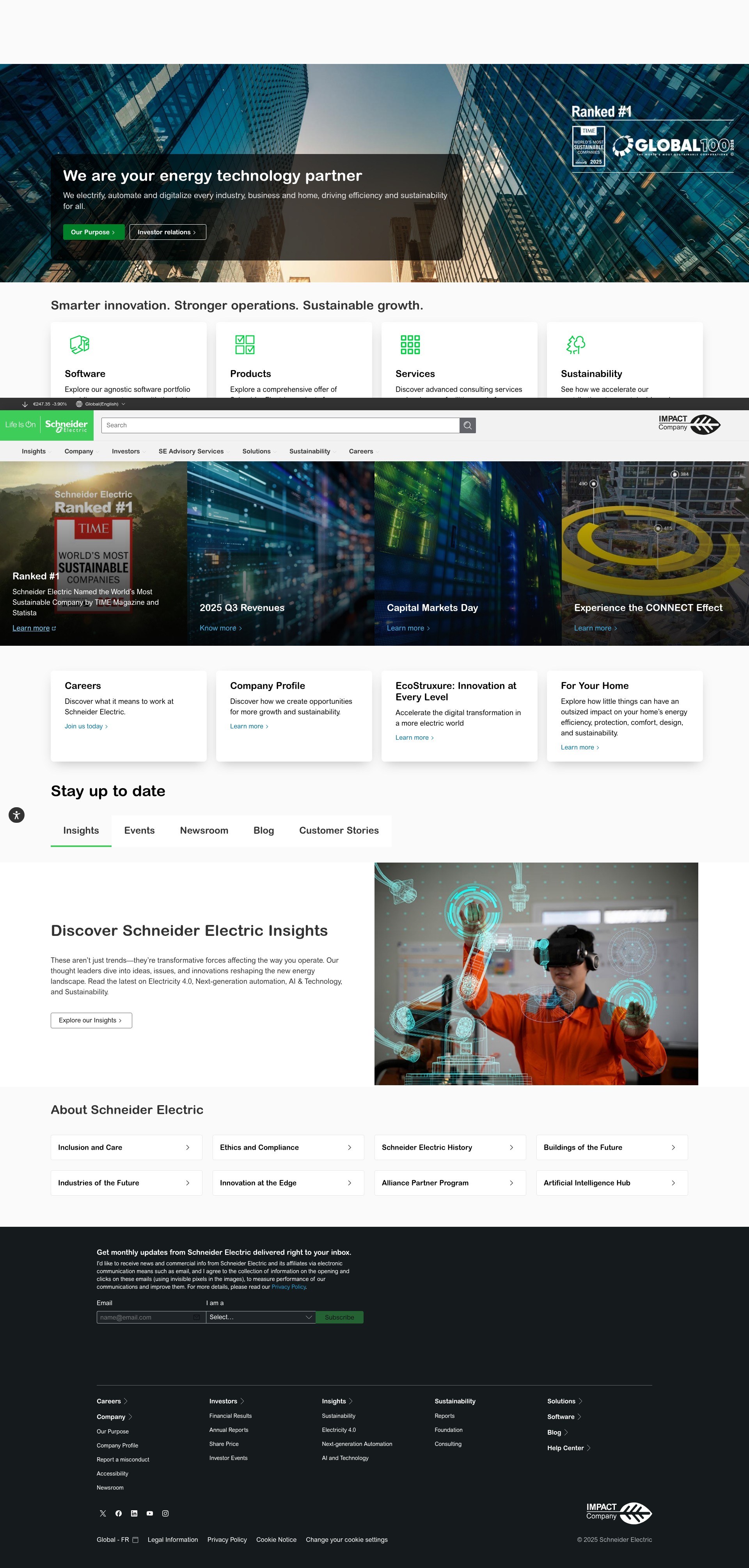 Screenshot of www.se.com