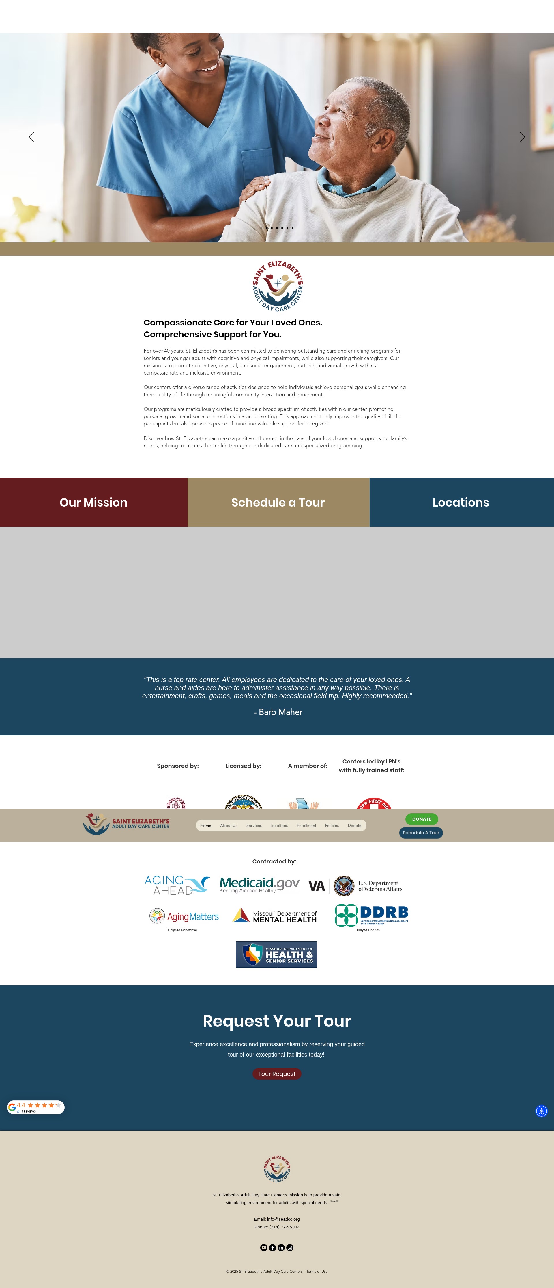 Screenshot of www.seadcc.com