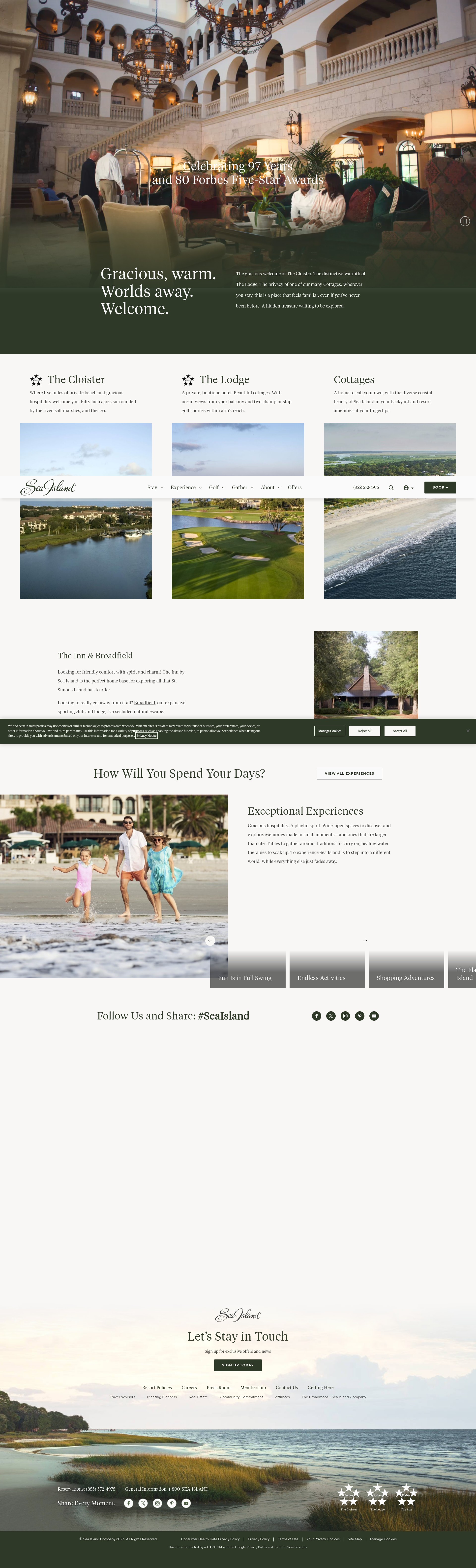 Screenshot of www.seaisland.com