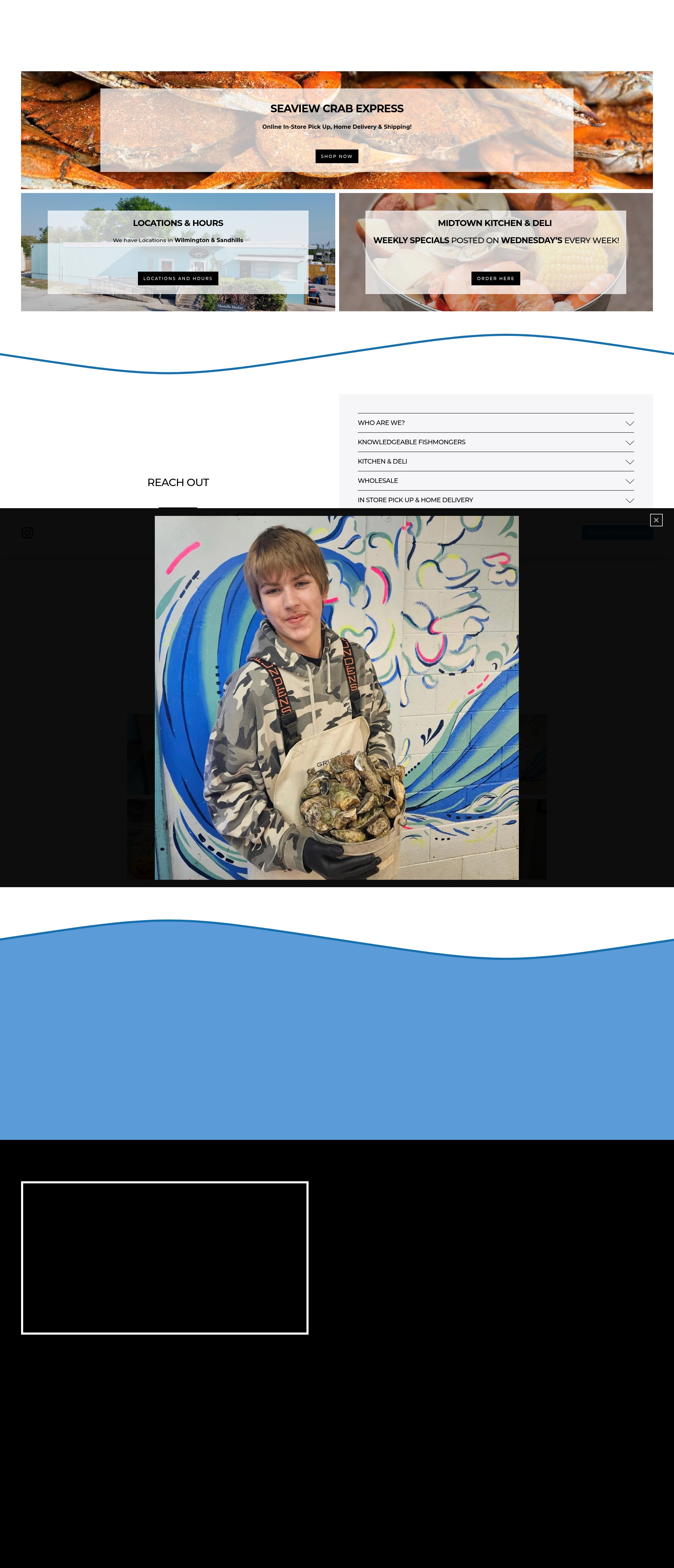 Screenshot of www.seaviewcrabcompany.com