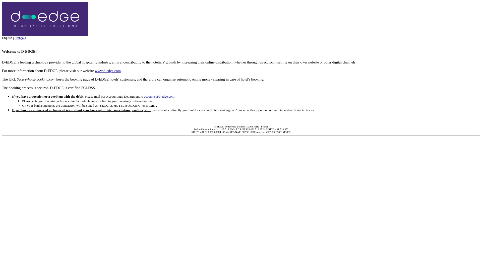 Screenshot of www.secure-hotel-booking.com