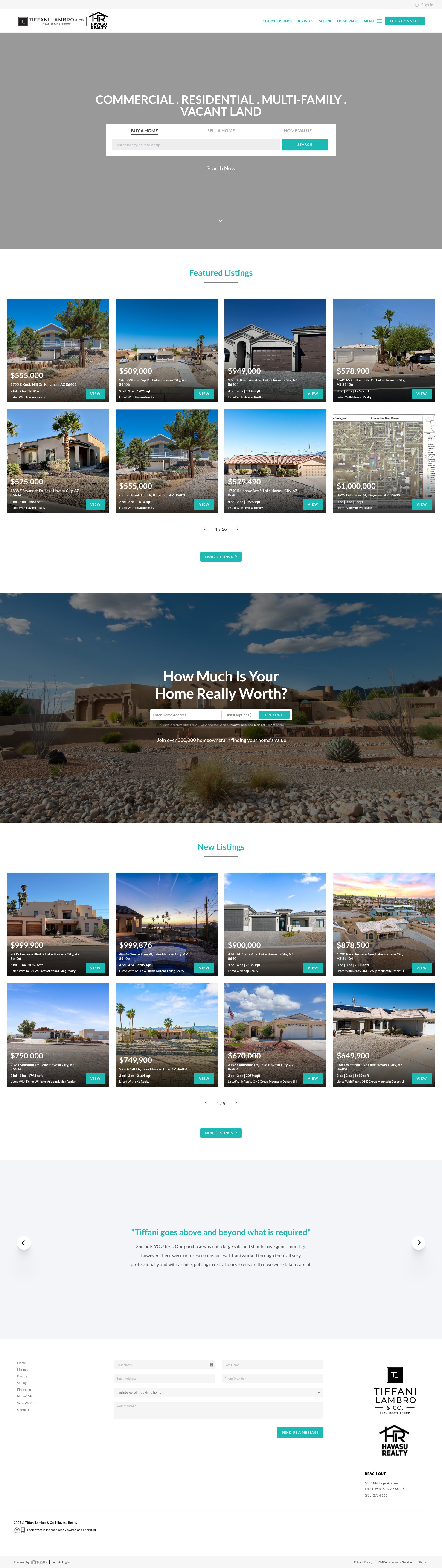 Screenshot of www.sellinghavasu.com