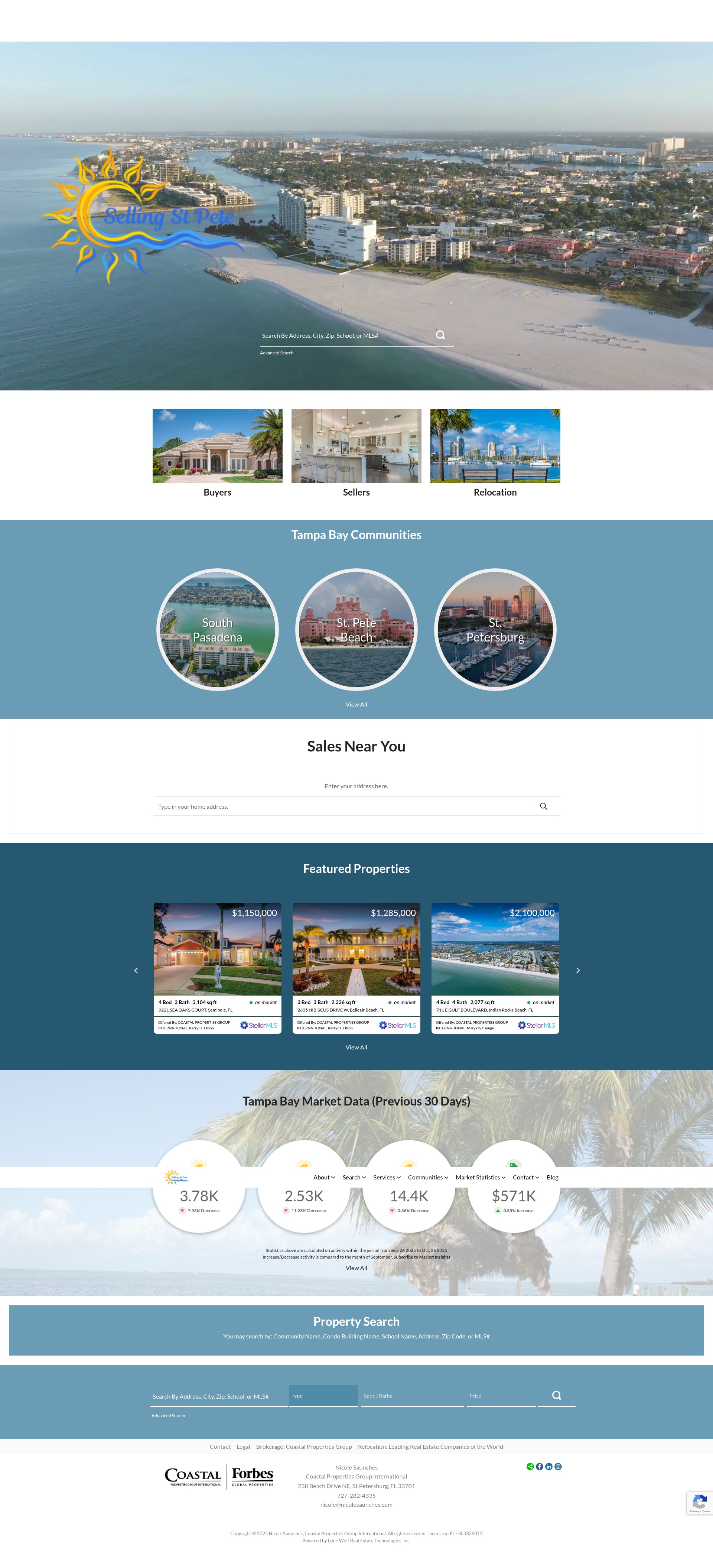 Screenshot of www.sellingstpetefl.com