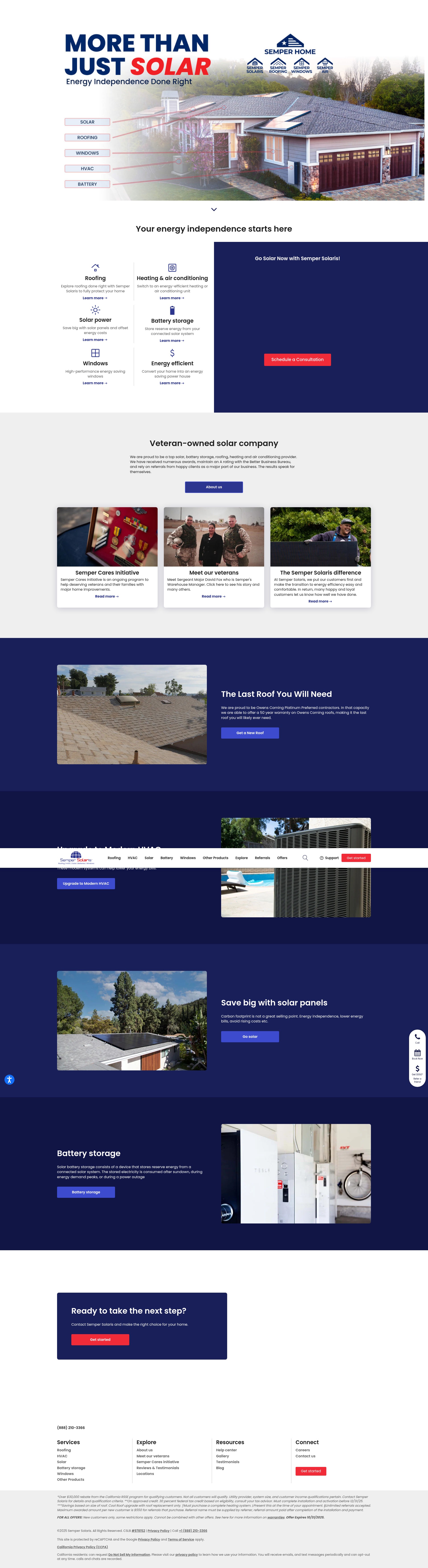 Screenshot of www.sempersolaris.com