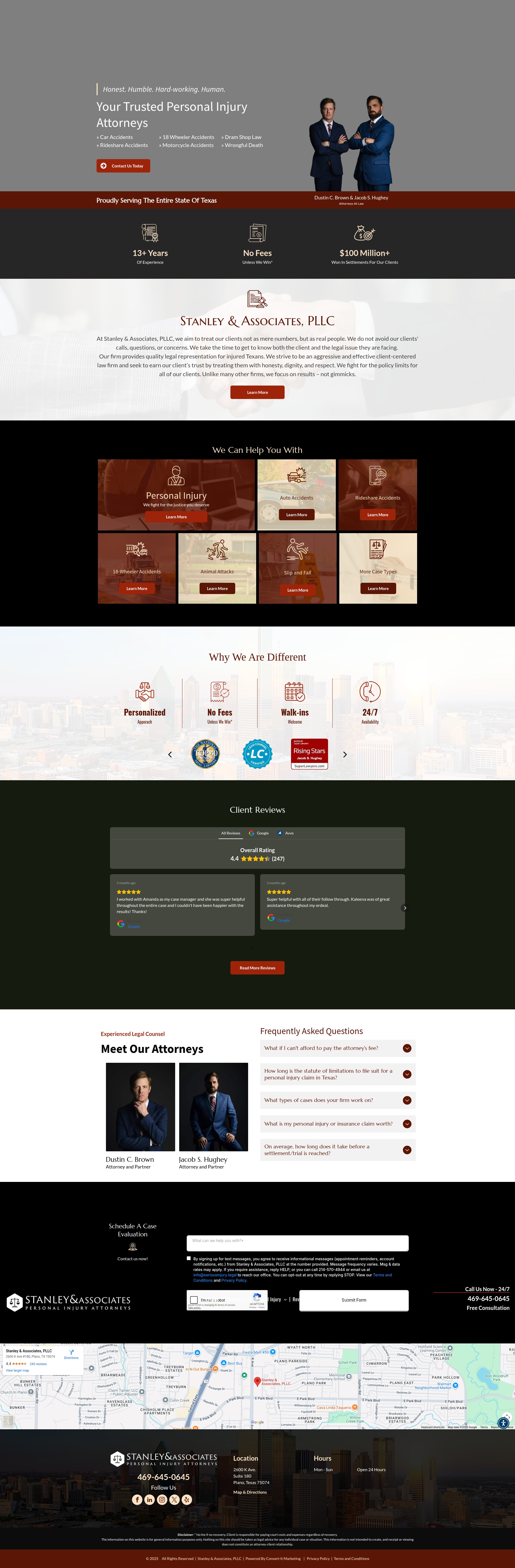 Screenshot of www.seriousinjury.legal