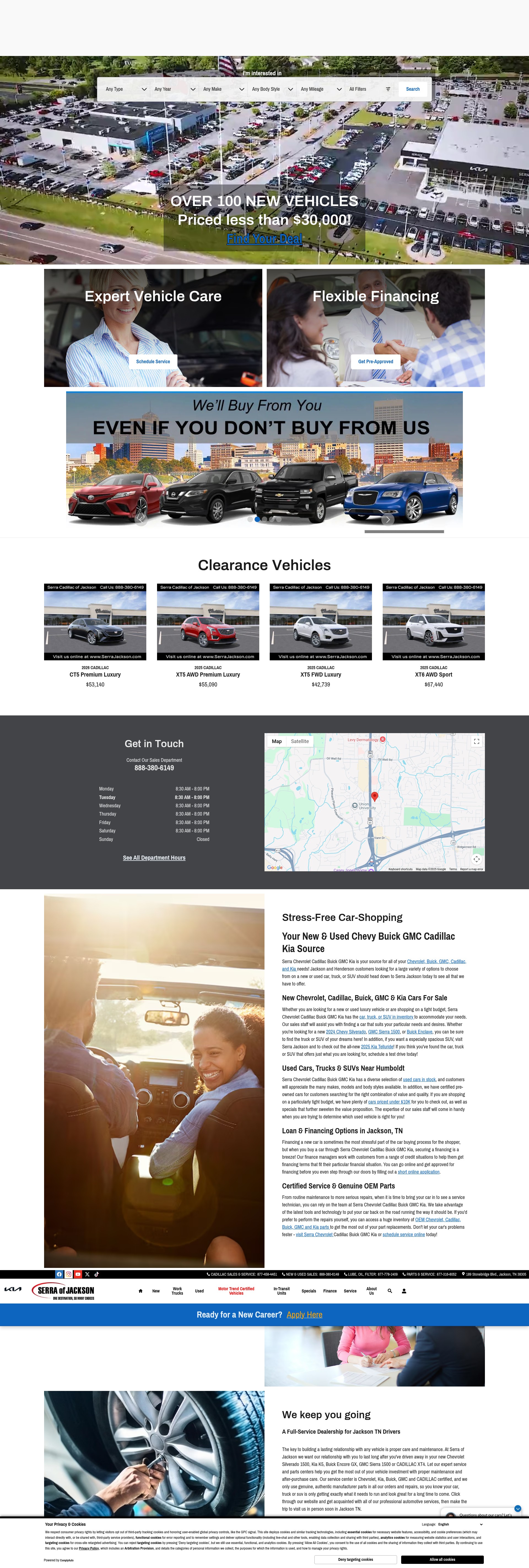 Screenshot of www.serrajackson.com