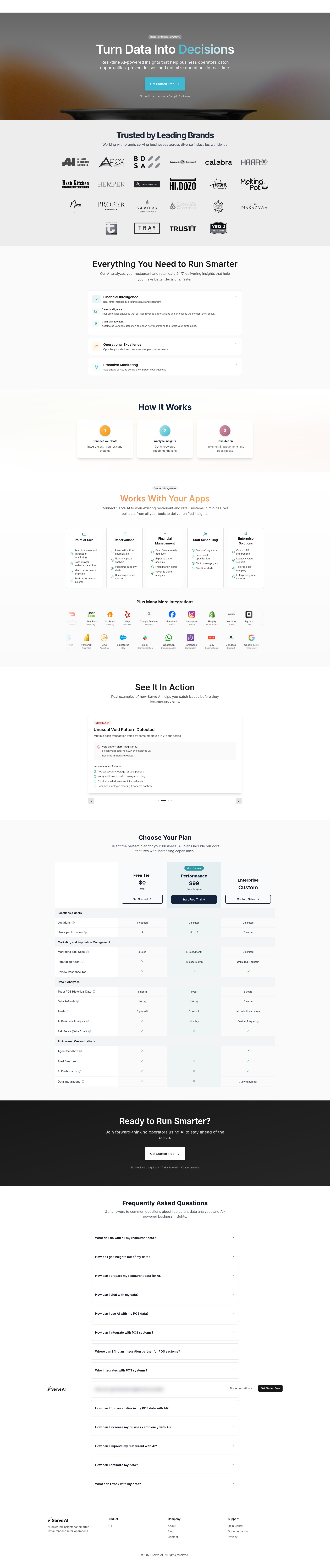 Screenshot of www.serveitup.ai