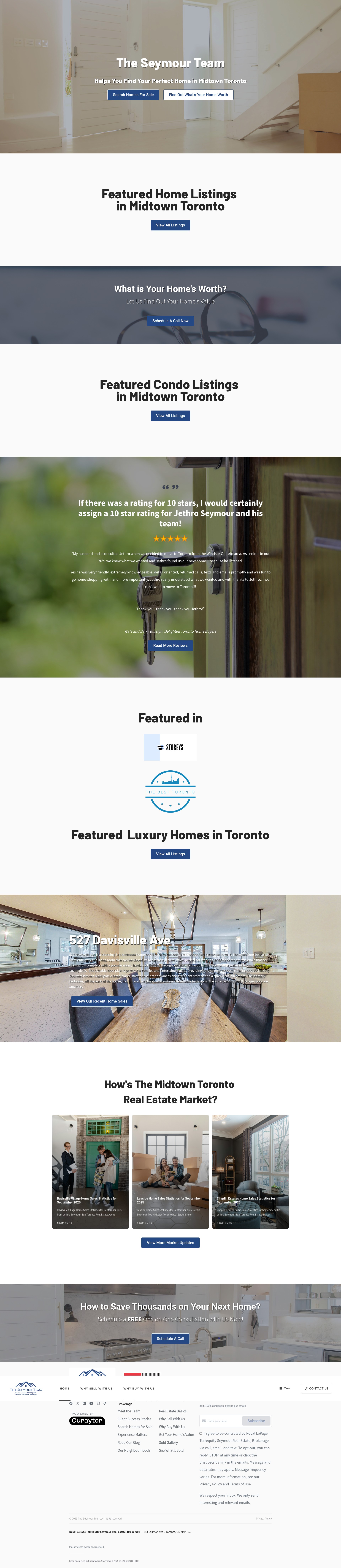 Screenshot of www.seymourrealestate.ca