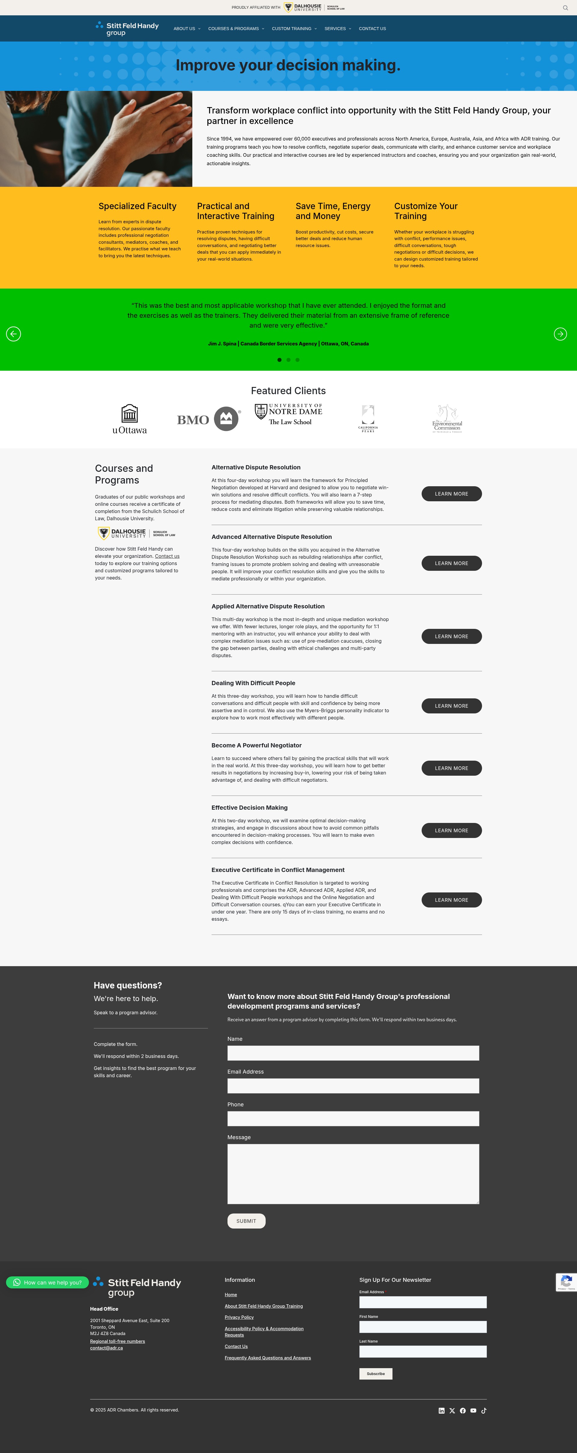 Screenshot of www.sfhgroup.com