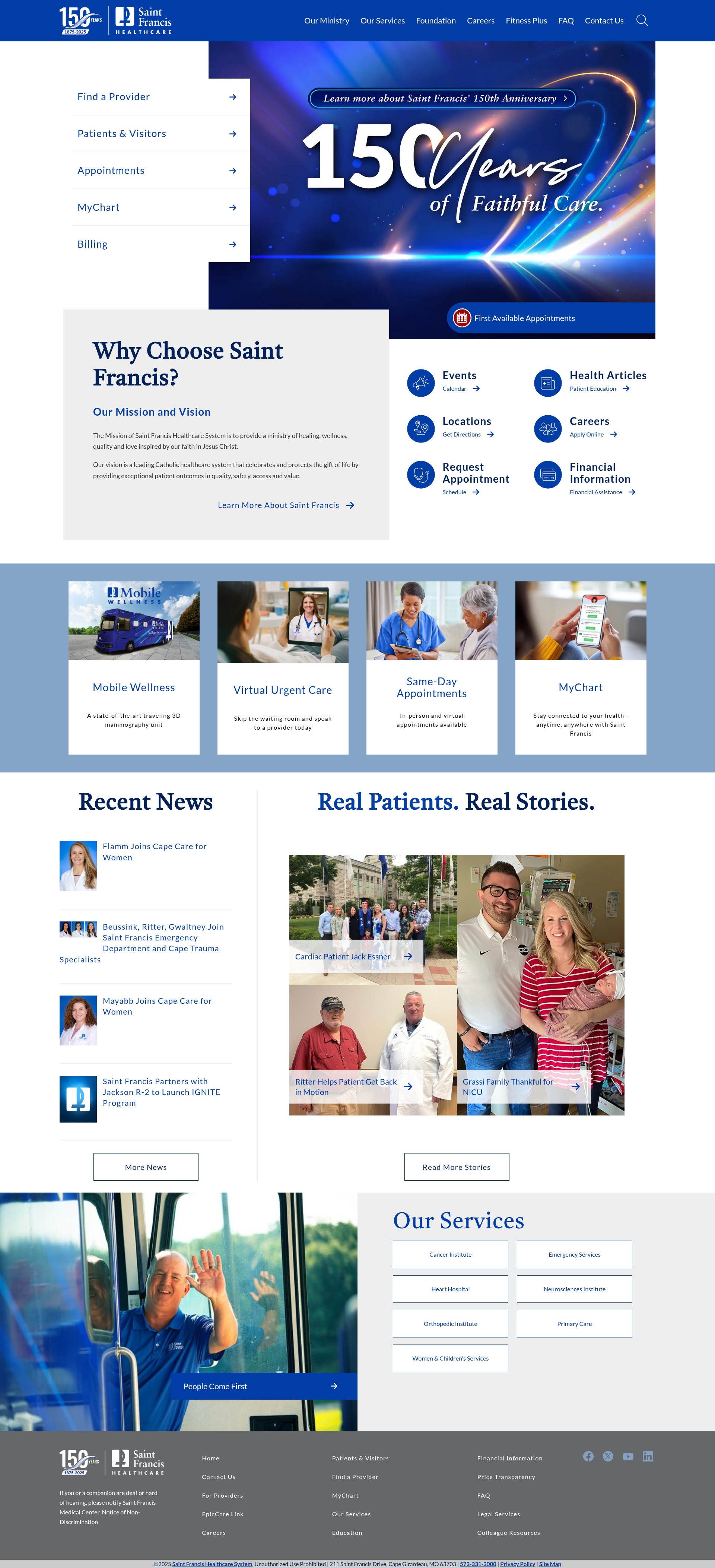 Screenshot of www.sfmc.net