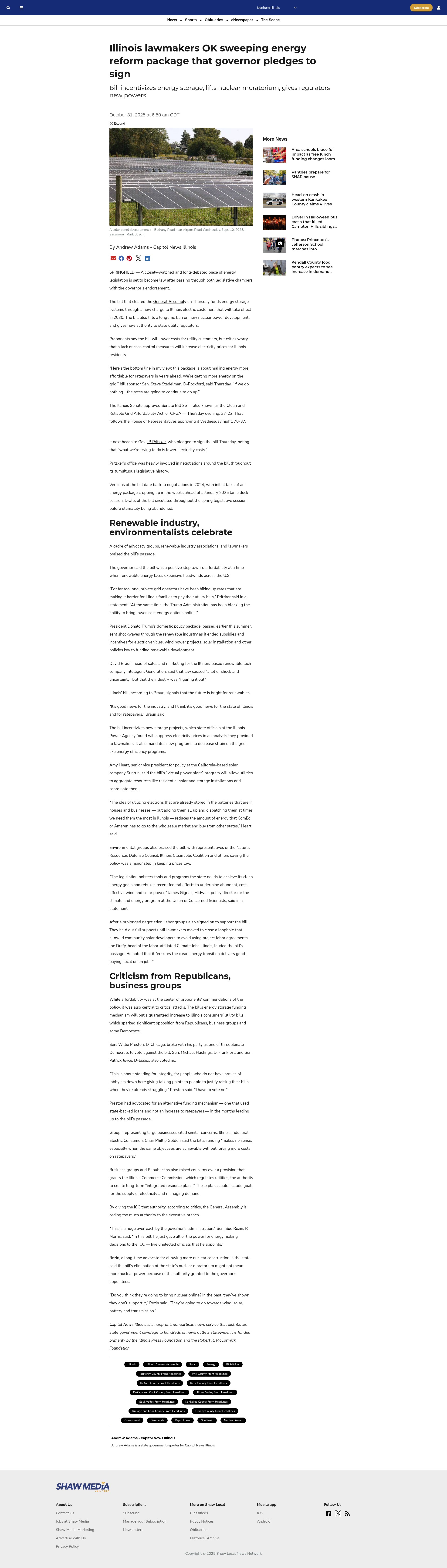 Screenshot of www.shawlocal.com
