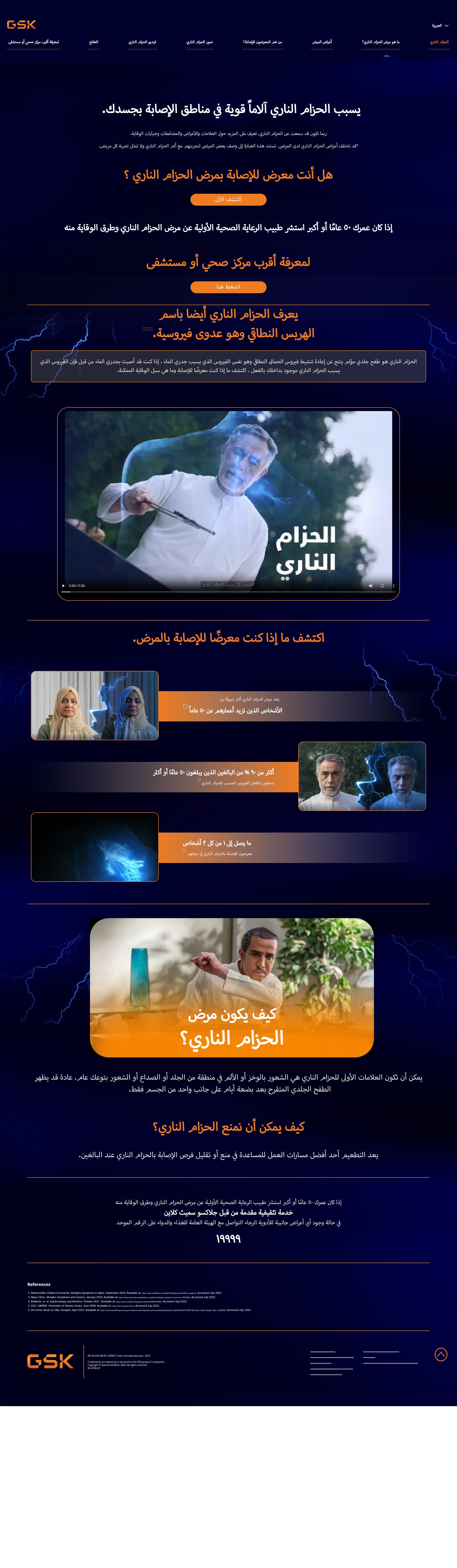 Screenshot of www.shinglesprotection.sa.com