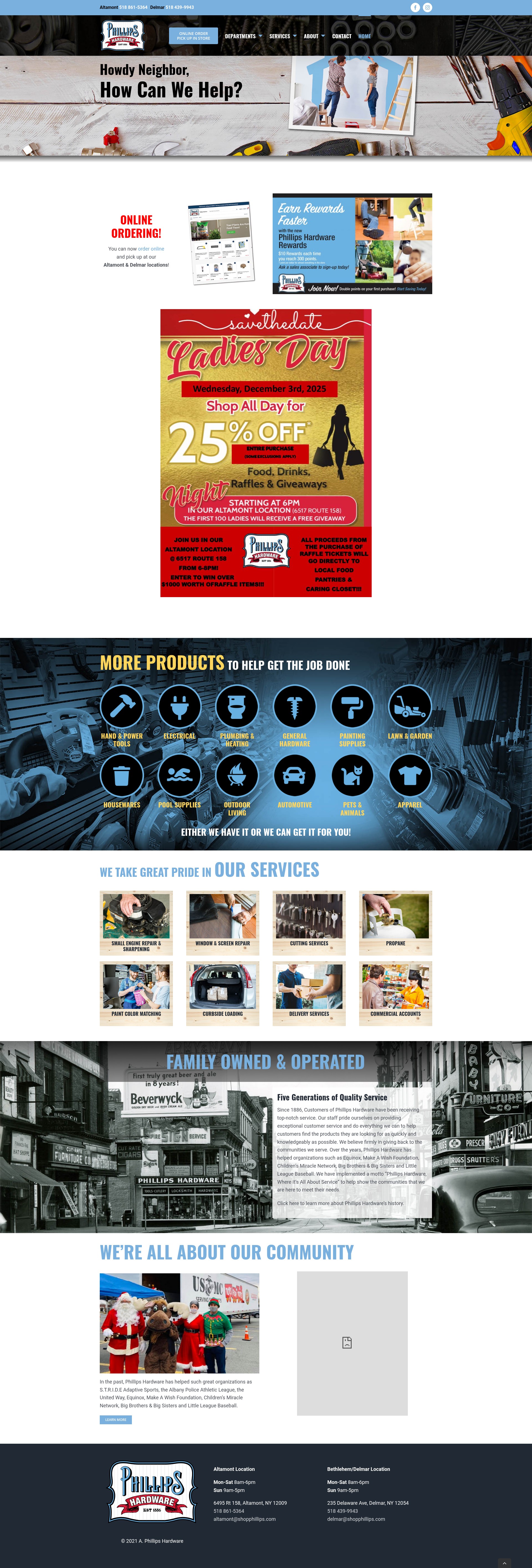 Screenshot of www.shopphillips.com