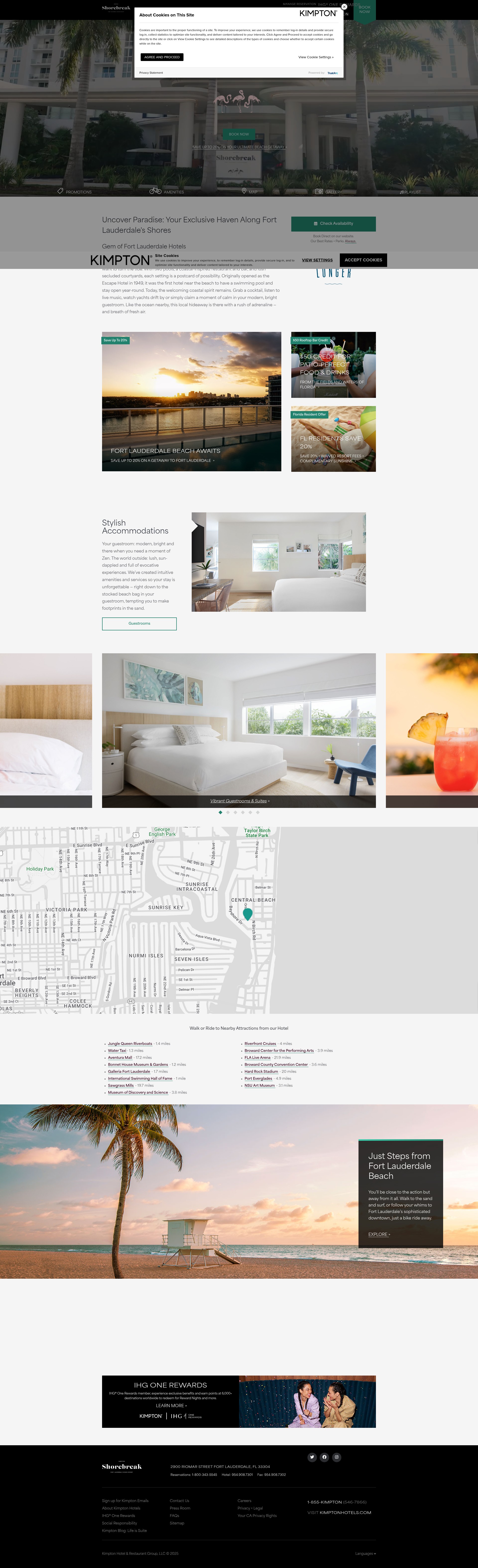 Screenshot of www.shorebreakfortlauderdale.com